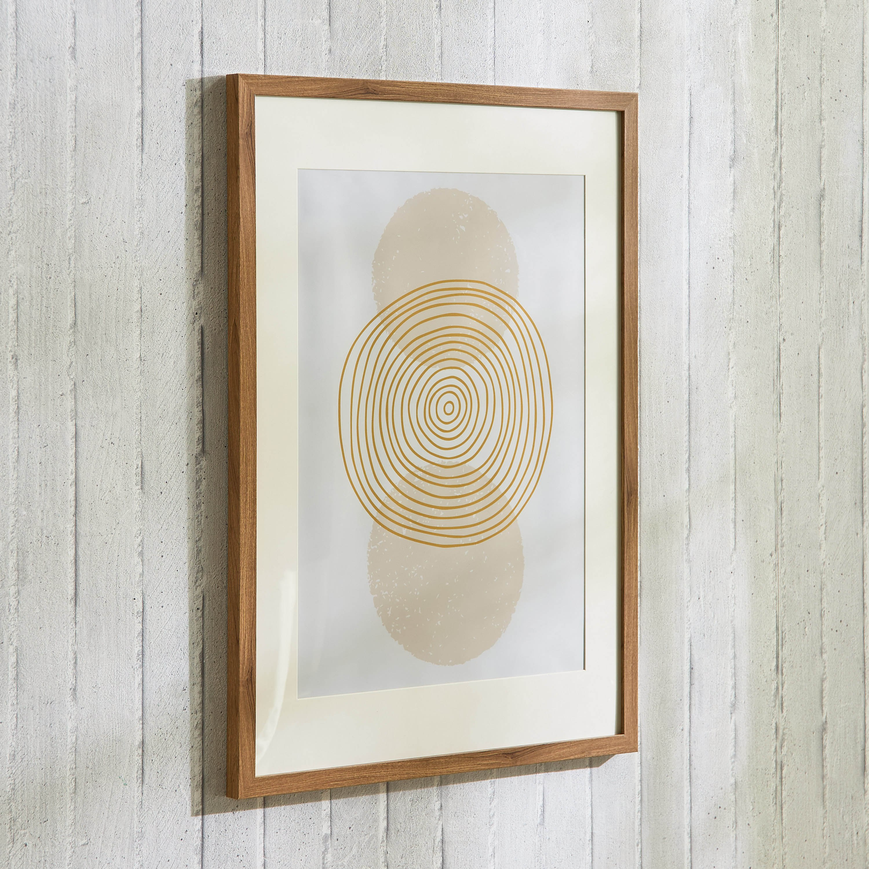 لوحة مؤطرة بأشكال تجريدية من بيير - 50x70x2.5 سم-hbxhomeware-hbxdecorandfurnishings-image-4