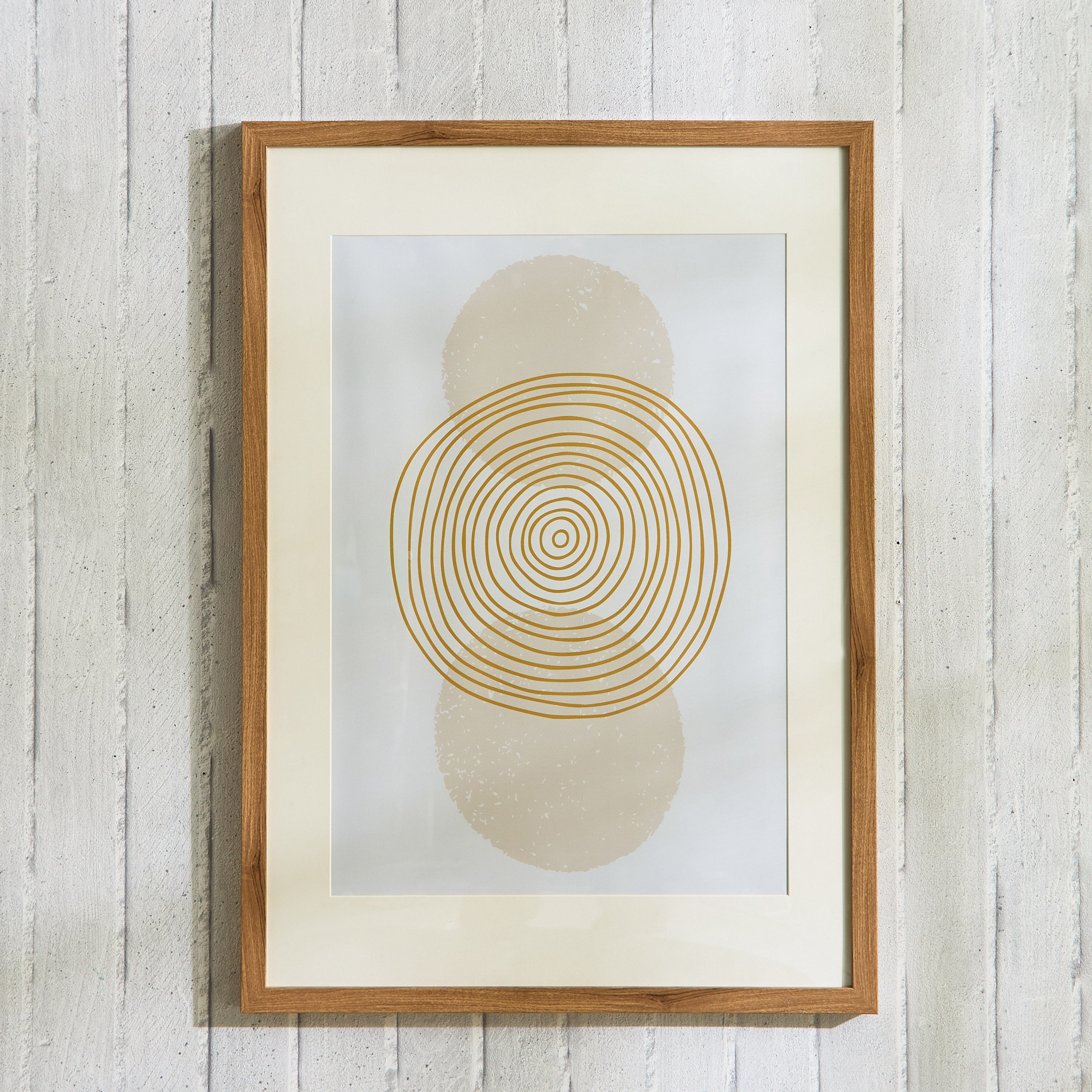 لوحة مؤطرة بأشكال تجريدية من بيير - 50x70x2.5 سم-hbxhomeware-hbxdecorandfurnishings-image-5