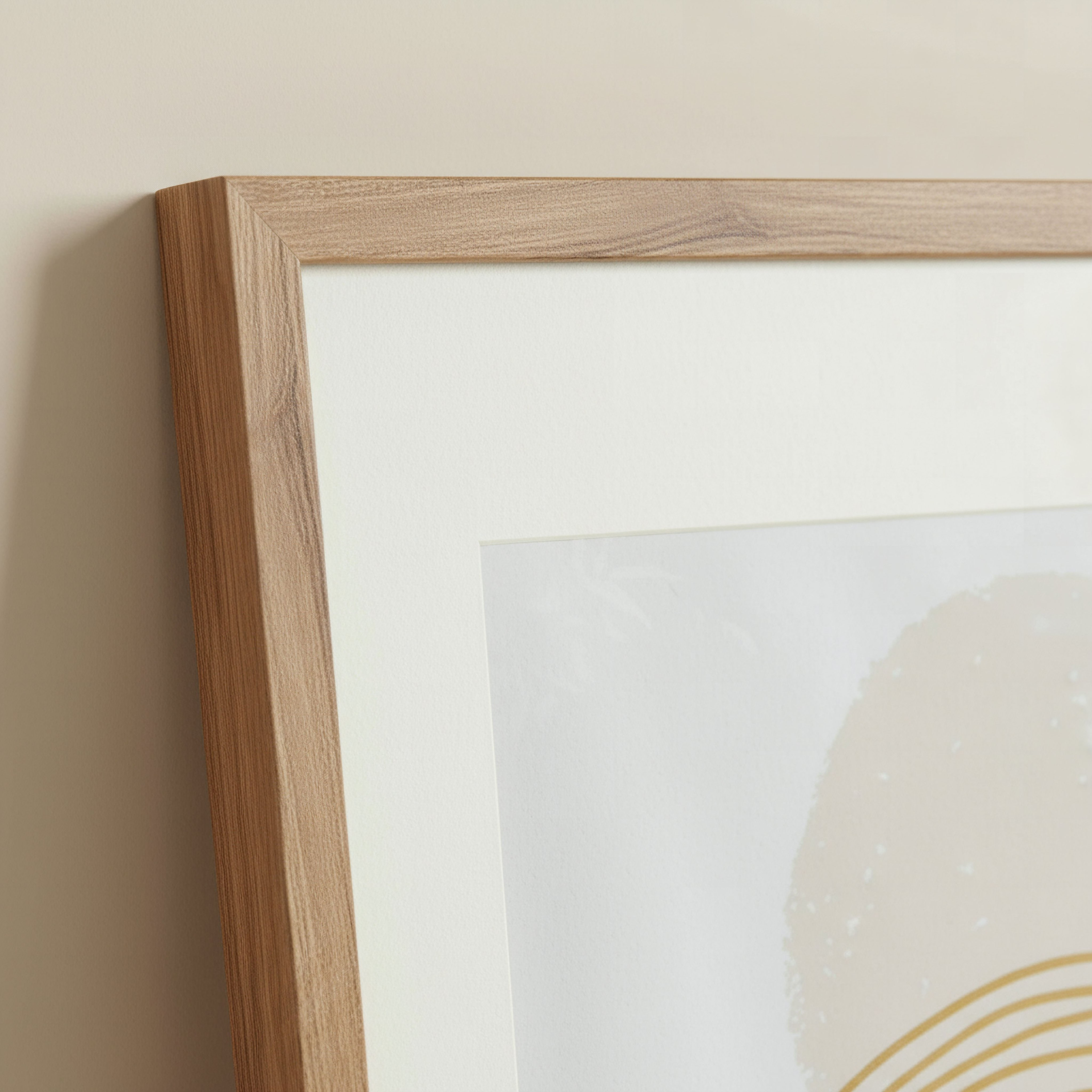 لوحة مؤطرة بأشكال تجريدية من بيير - 50x70x2.5 سم-hbxhomeware-hbxdecorandfurnishings-image-2