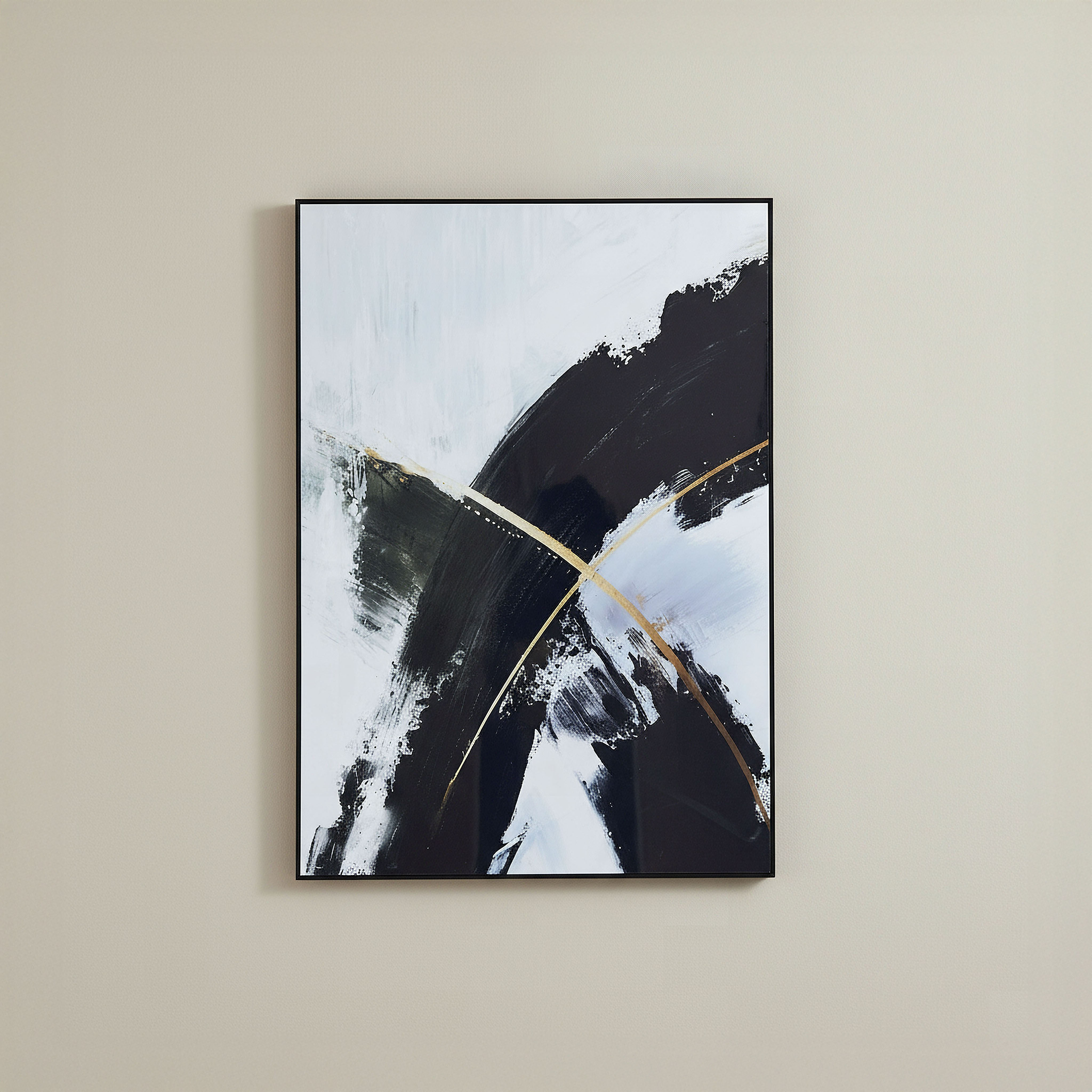 لوحة تجريدية مؤطرة من بيير - 50×70 سم-hbxhomeware-hbxdecorandfurnishings-image-1