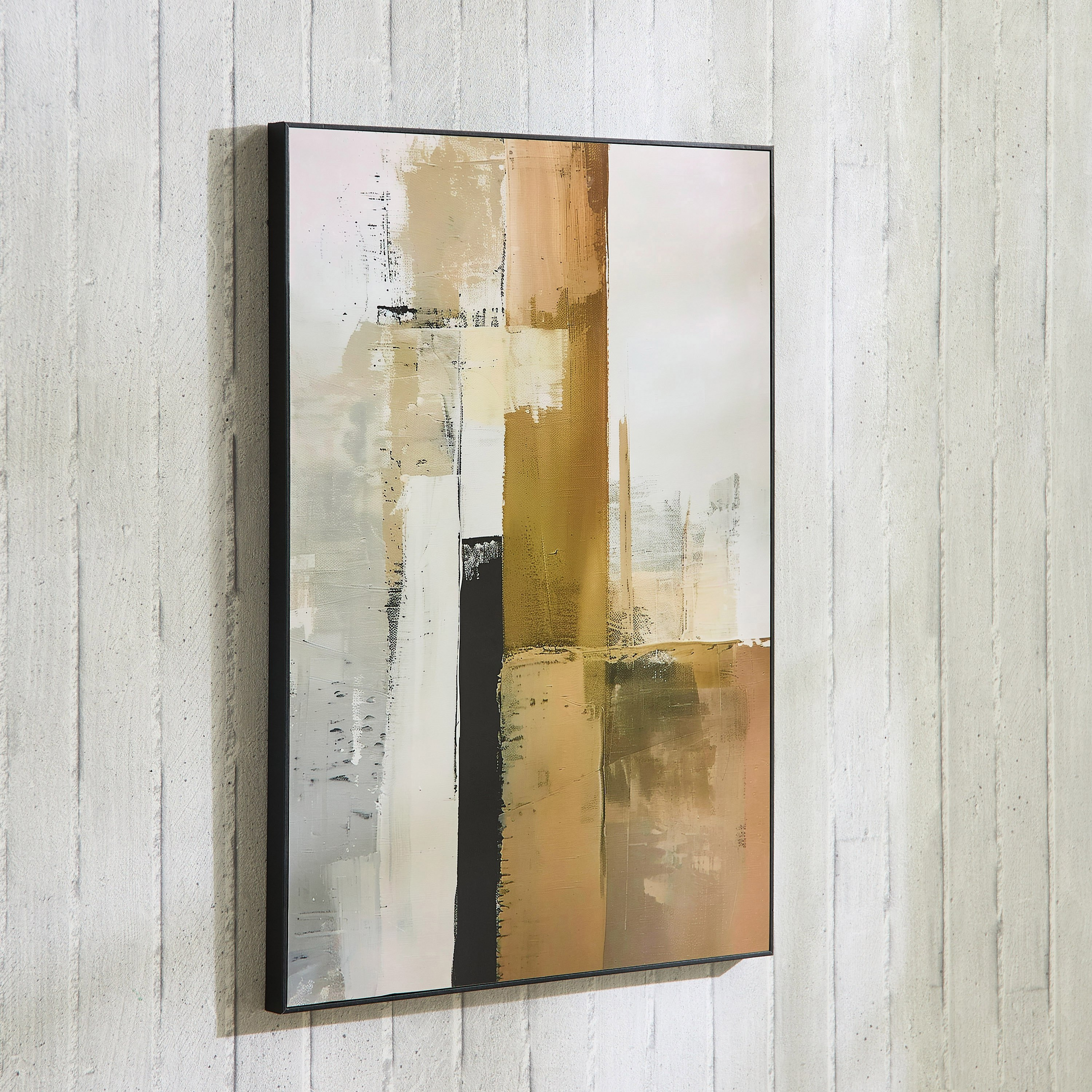 لوحة تجريدية مؤطرة من بير - 50x70 سم-hbxhomeware-hbxdecorandfurnishings-image-4