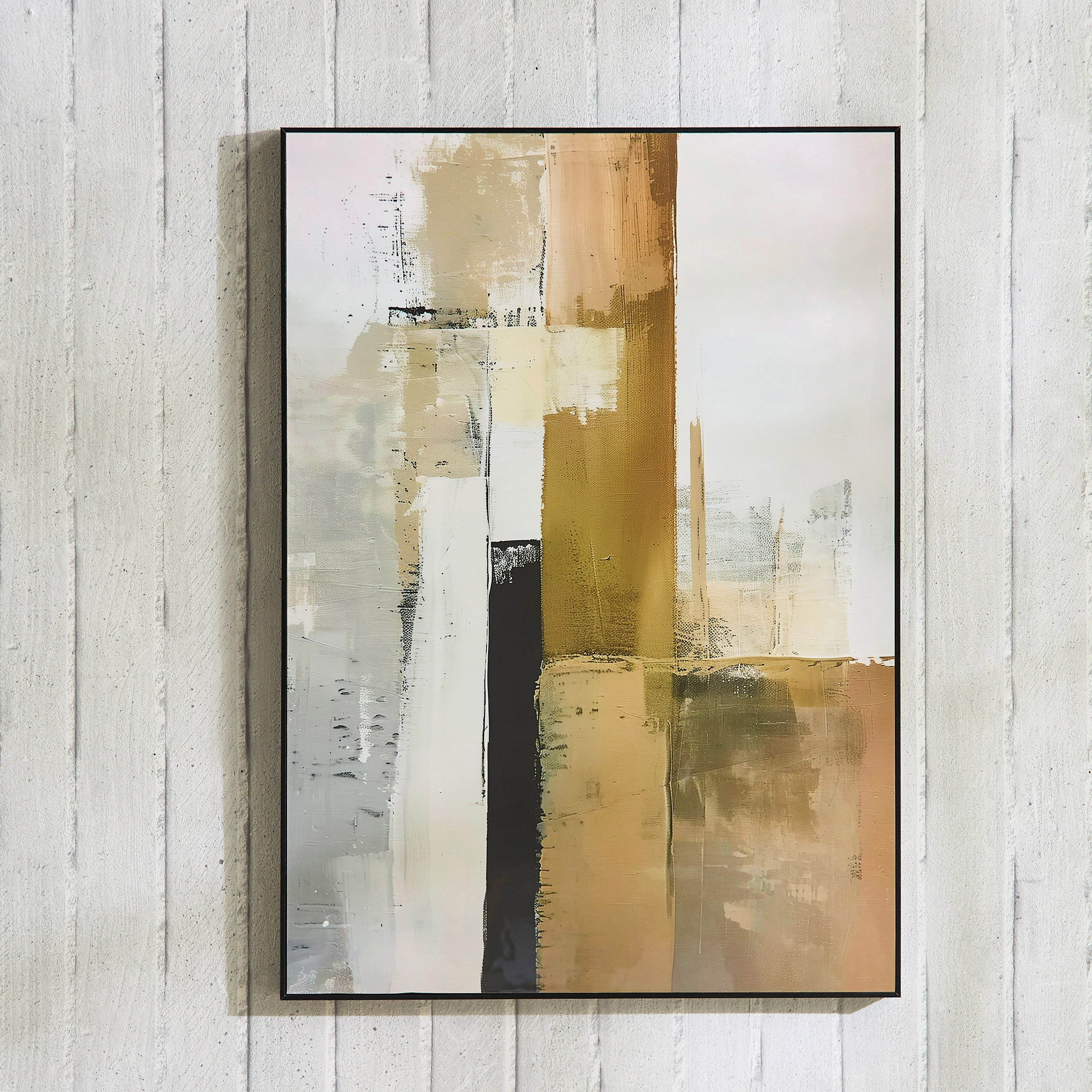 لوحة تجريدية مؤطرة من بير - 50x70 سم-hbxhomeware-hbxdecorandfurnishings-image-5
