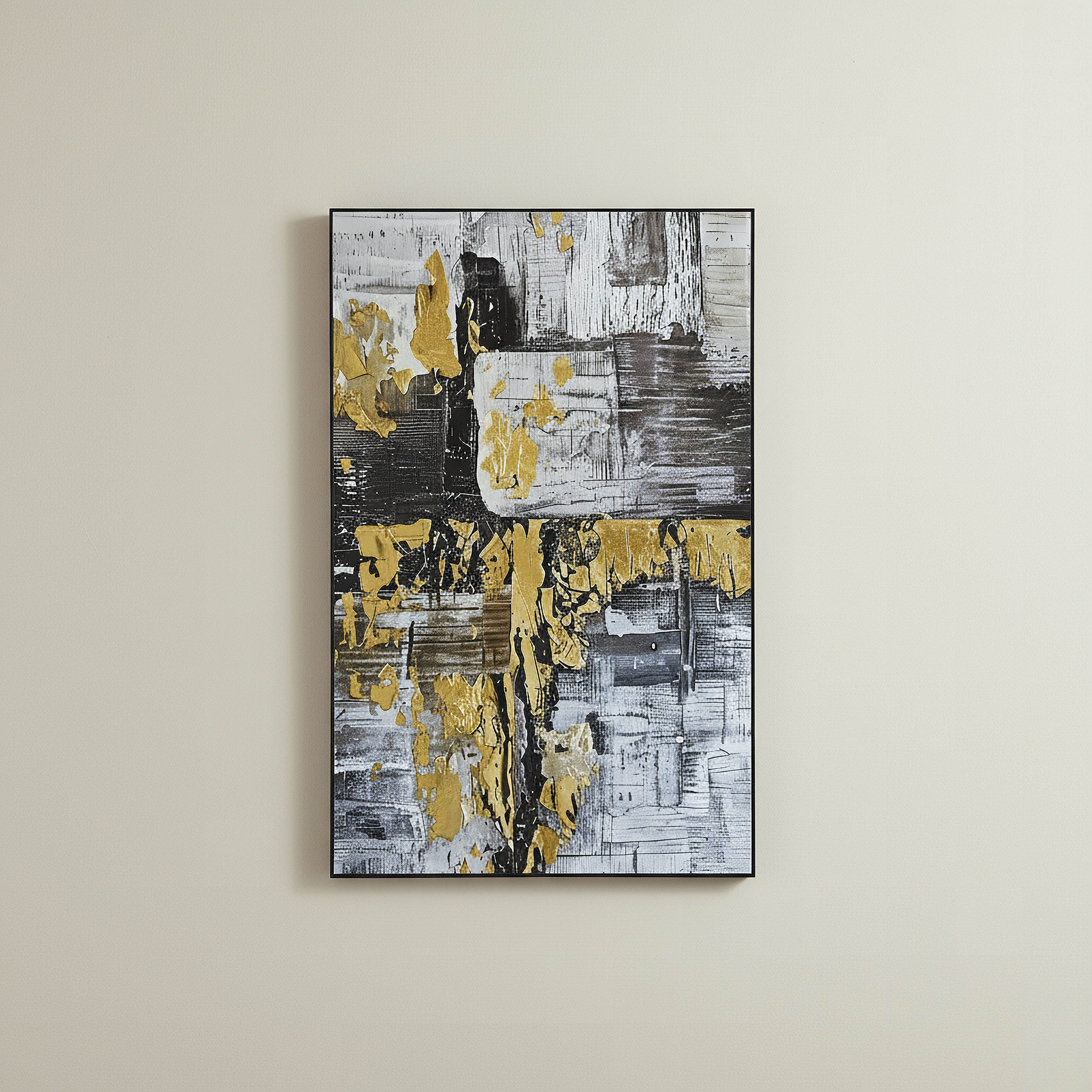 Pier Abstract Shapes Framed Picture - 60x90 cm-hbxhomeware-hbxdecorandfurnishings-image-1