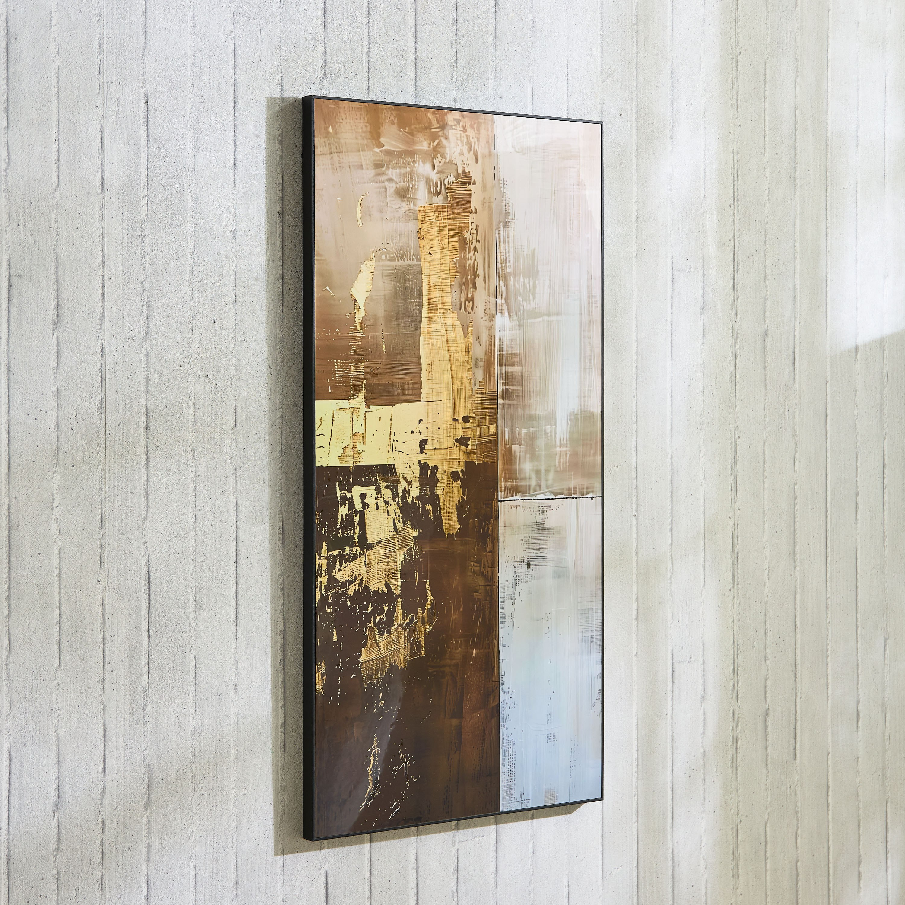 لوحة تجريدية مؤطرة من بيير - 50x100 سم-hbxhomeware-hbxdecorandfurnishings-image-4