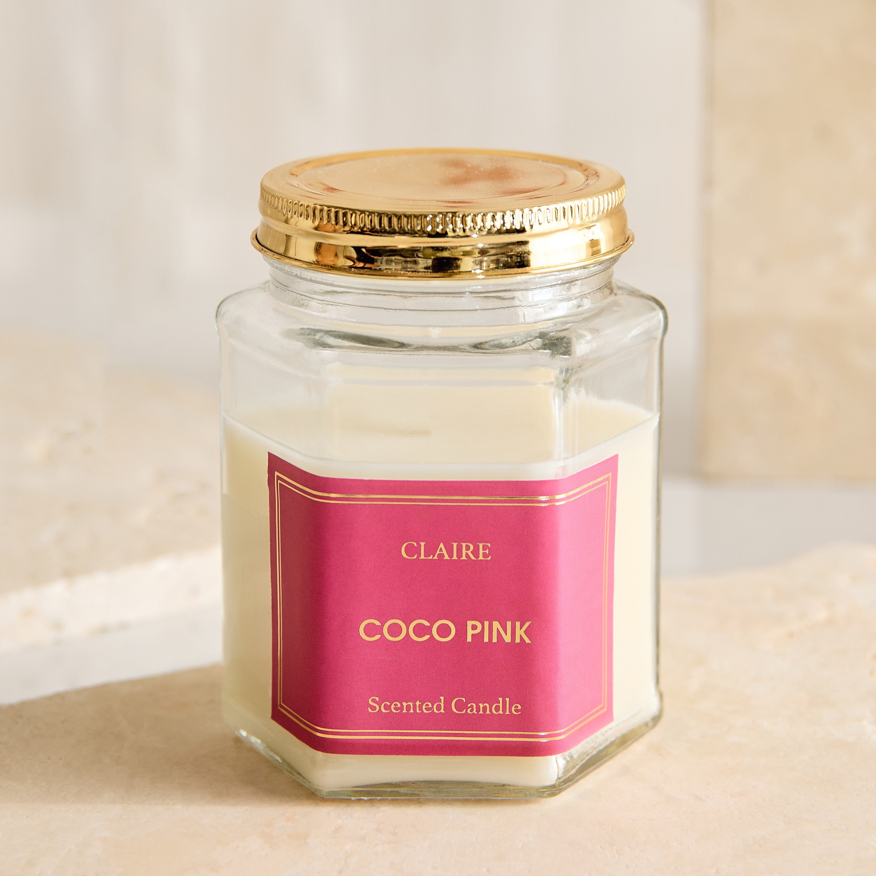 جرة شمعة برجاندي كوكو بينك من نينا كلير - 150 جرام-hbxhomeware-homefragrance-fragrantcandles-image-4