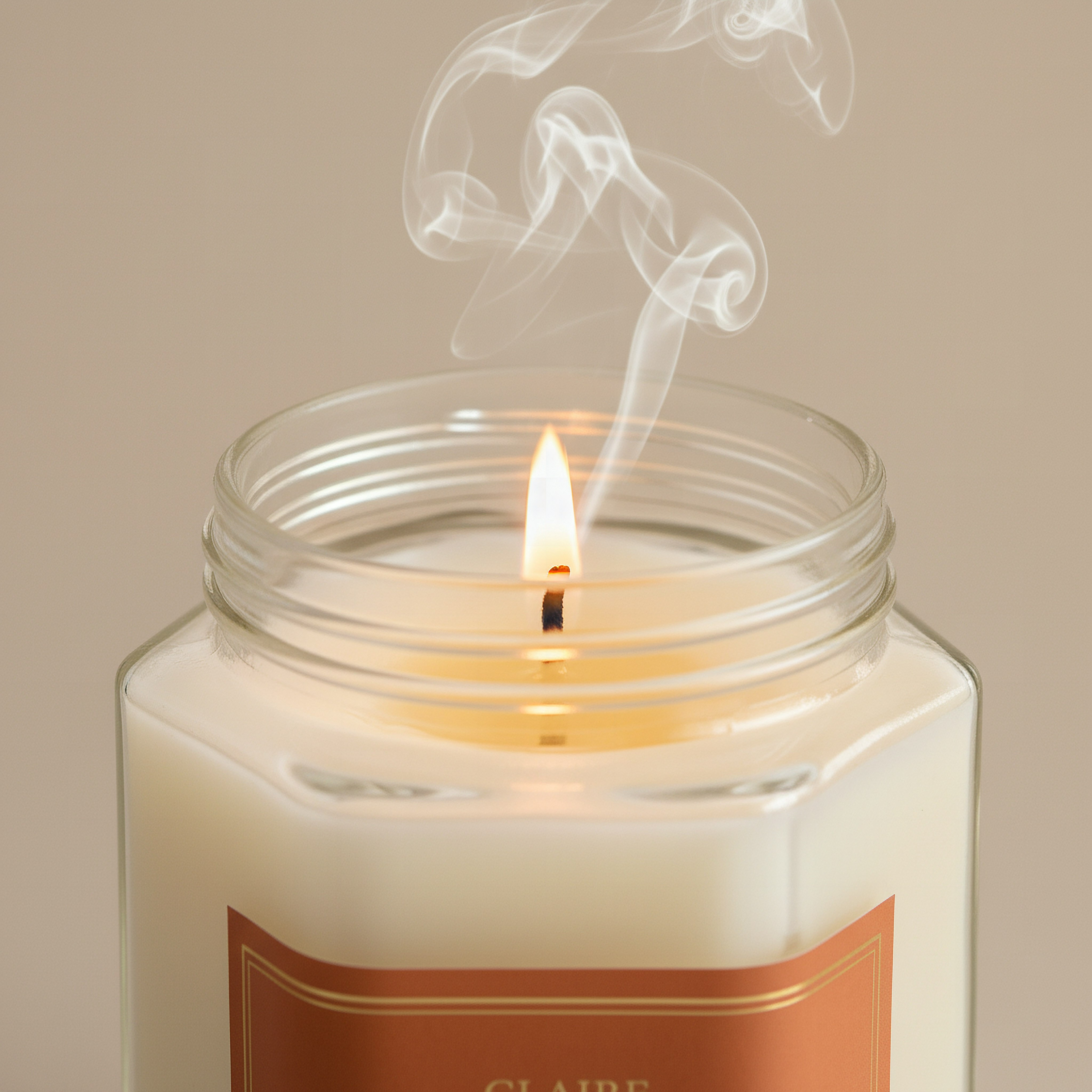 Nina Claire Cabana Hexa Glass Jar Candle - 150 gm-PROMO_HB_BH_B1G1_250925-image-2