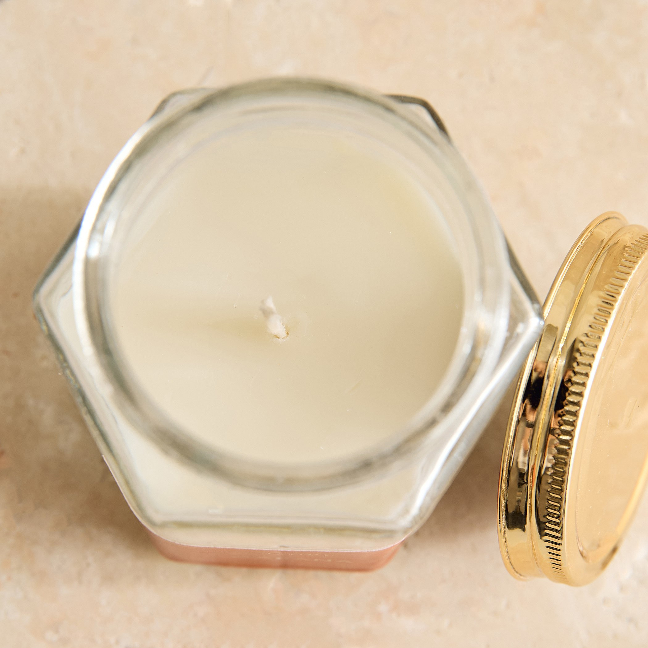 Nina Claire Cabana Hexa Glass Jar Candle - 150 gm-PROMO_HB_BH_B1G1_250925-image-6