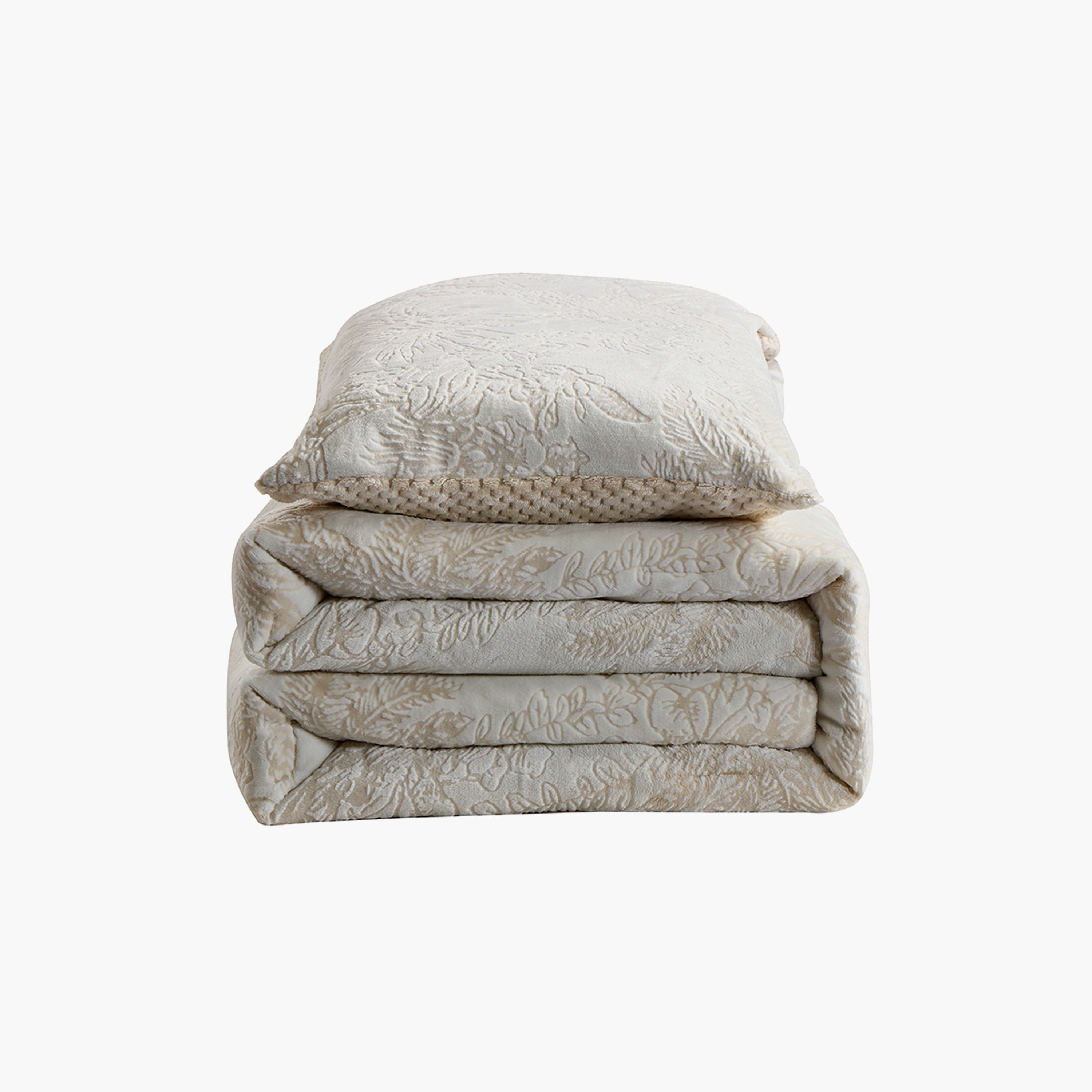 طقم لحاف توين فلانيل وميكروميلك مخملي 3 قطع من برن ليو - 150×220 سم-hbxhomeware-hbxbedroom-image-3