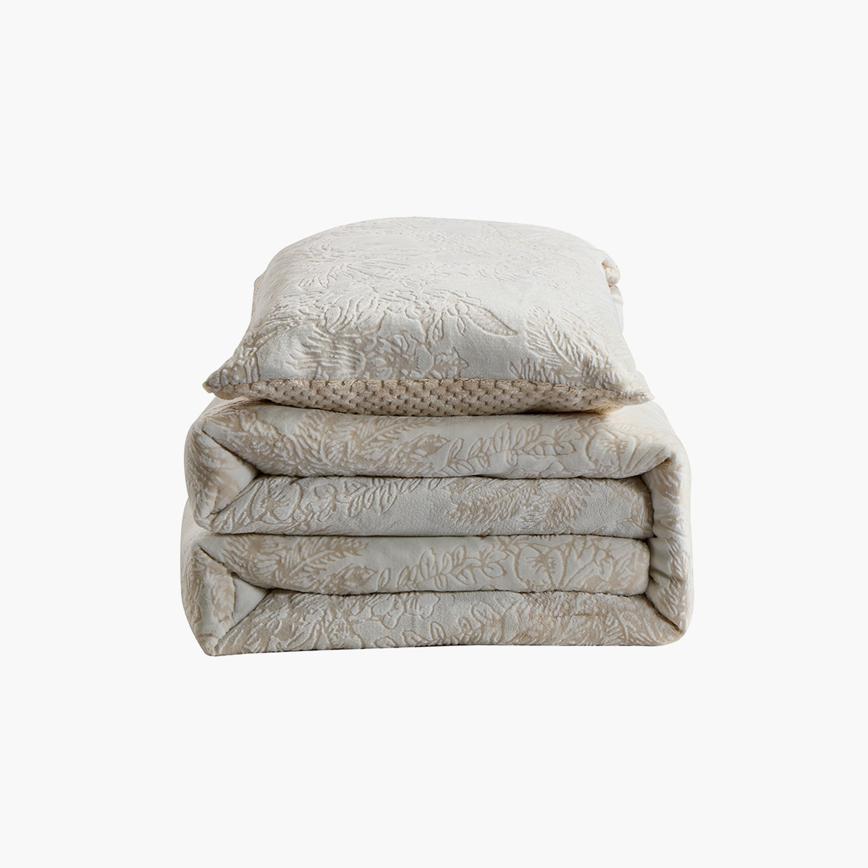 Bern Leo 3-Piece Micromilk Flannel King Comforter Set - 220x240 cm-hbxhomeware-hbxbedroom-image-3