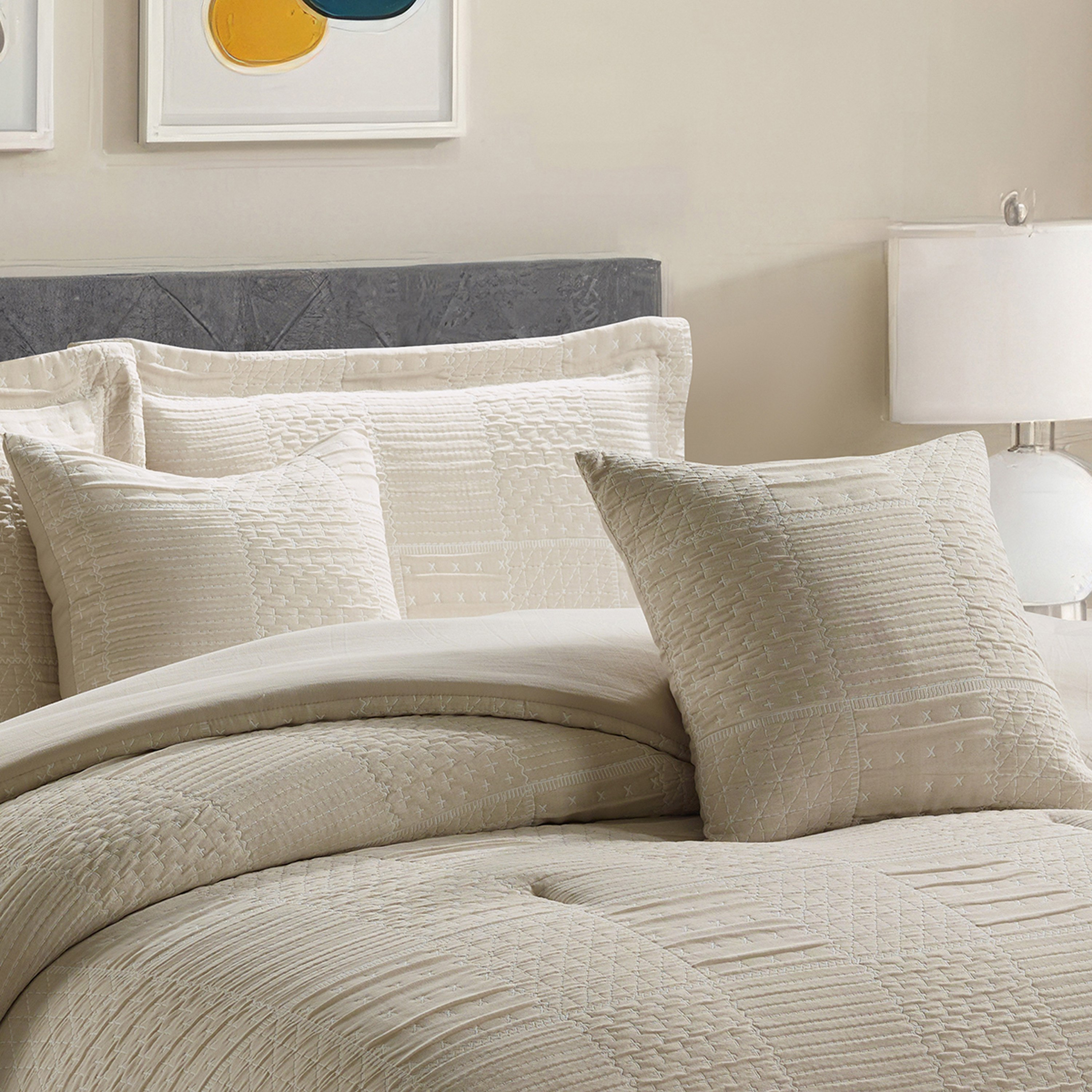 Braxton Check 5-Piece King Comforter Set - 220x240 cm-hbxhomeware-hbxbedroom-image-2