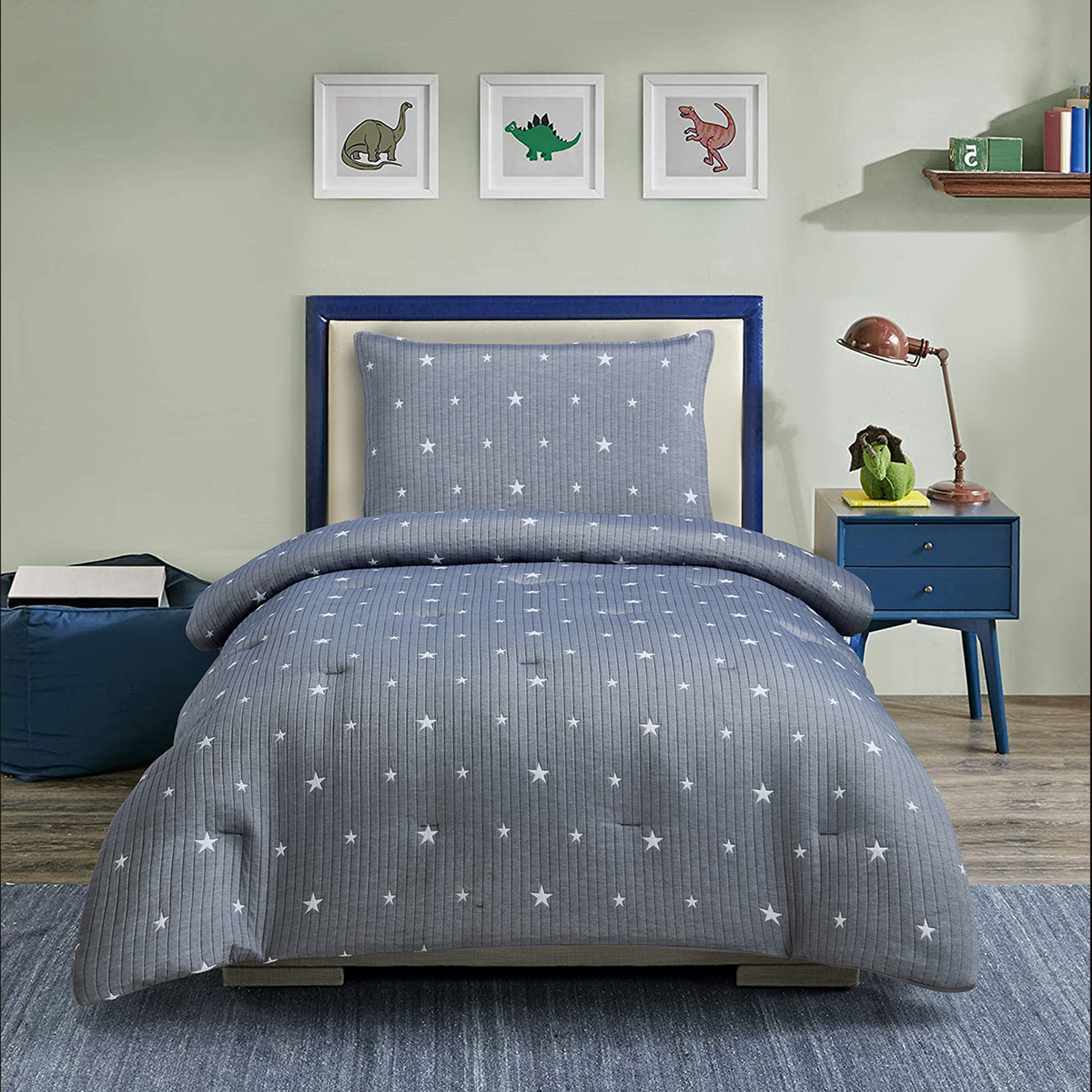Tom Starz 2-Piece Polycotton Jacquard Single Comforter Set - 135x220 cm-hbxhomeware-hbxkidsandyouth-image-2