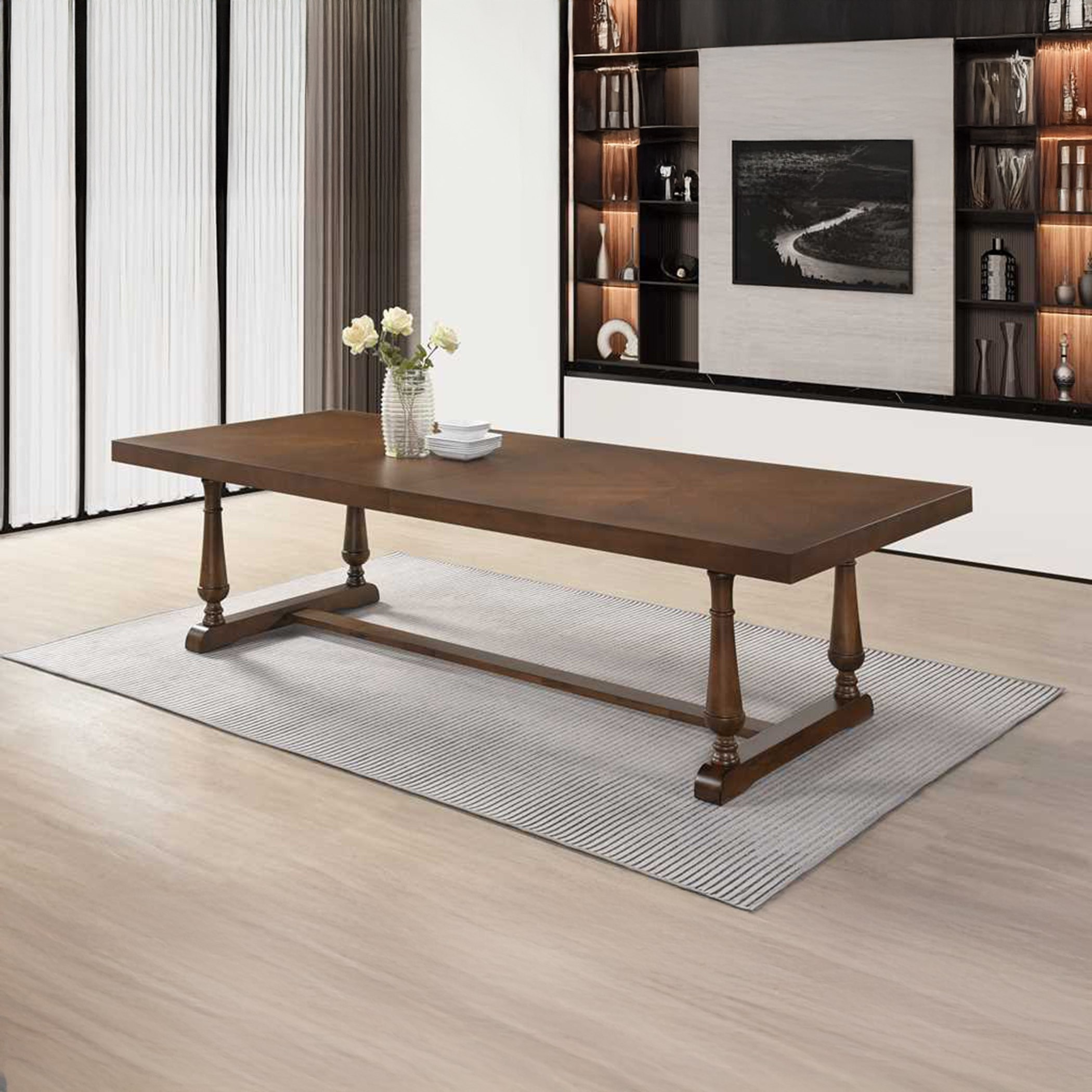طقم طاولة سفرة 10 مقاعد من الخشب الصلب من بومونت-hbxfurniture-diningroom-diningsets-tenseater-image-2
