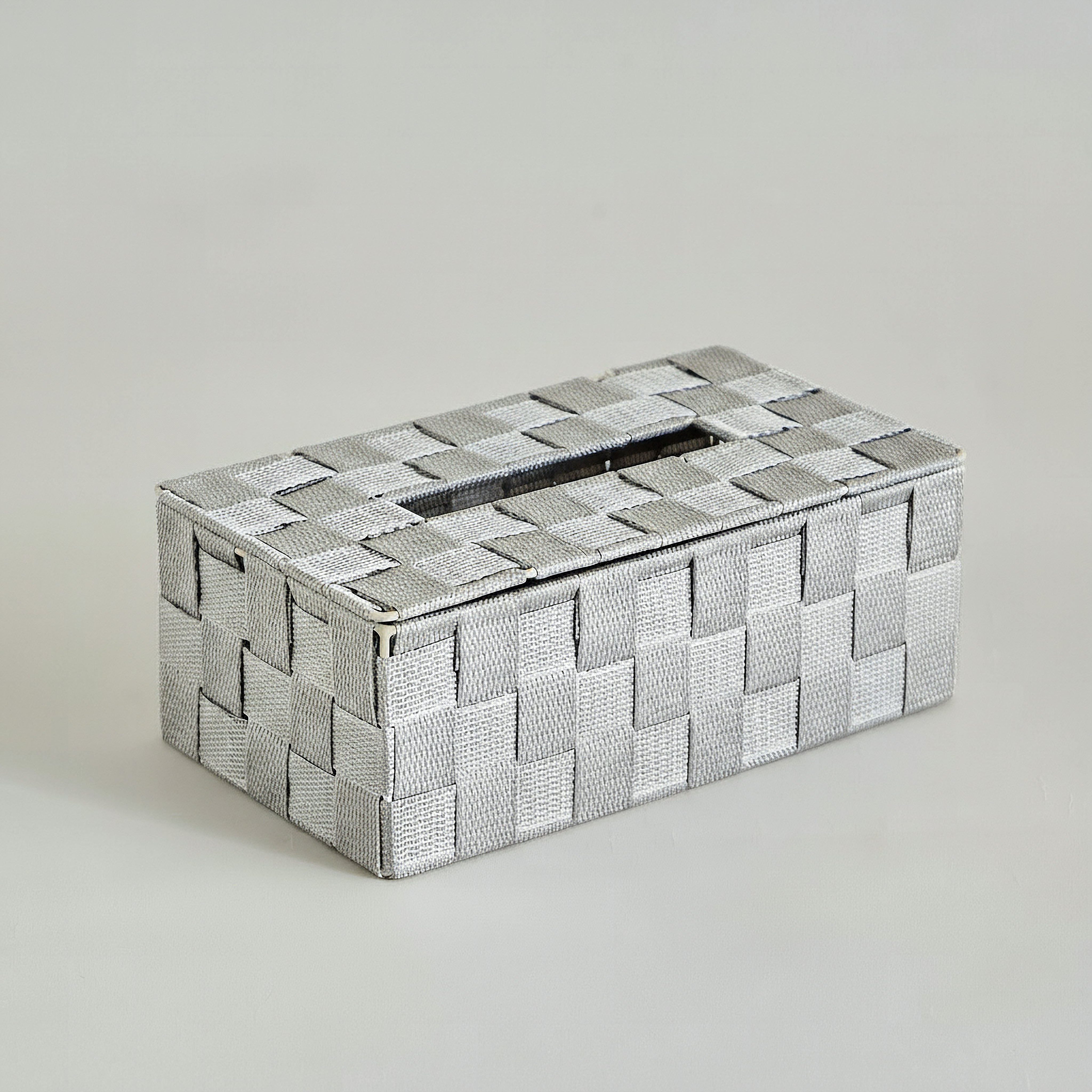 صندوق مناديل من ستراب - 26x15x10 سم-hbxbedroom-bedroomaccessories-bedroomstorage-image-1