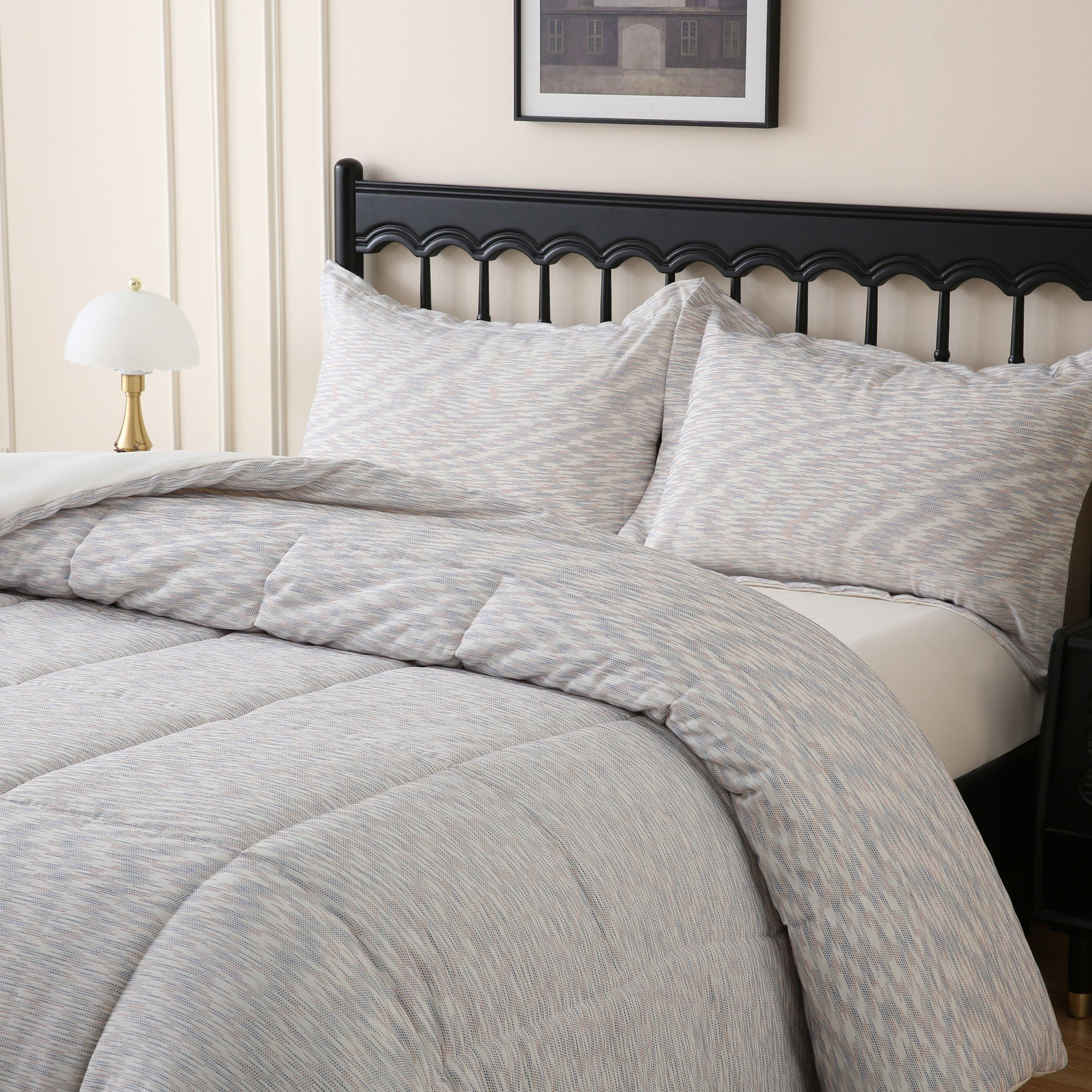 Braxton Space 3-Piece Dyed Twin Jacquard Comforter Set - 160x220 cm-hbxhomeware-hbxbedroom-image-3