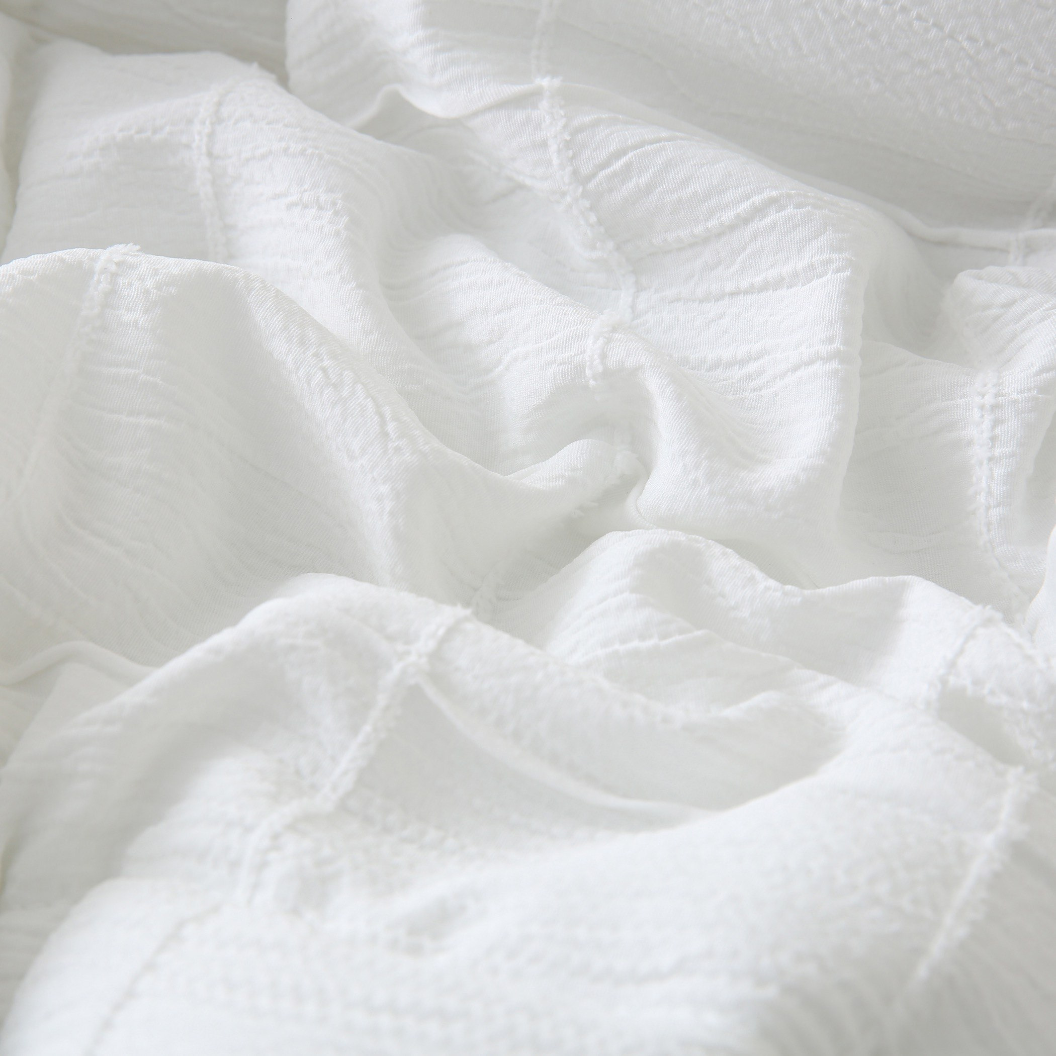 White Bliss Crep 3-Piece Twin Comforter Set - 160x220 cm-hbxhomeware-hbxbedroom-image-6