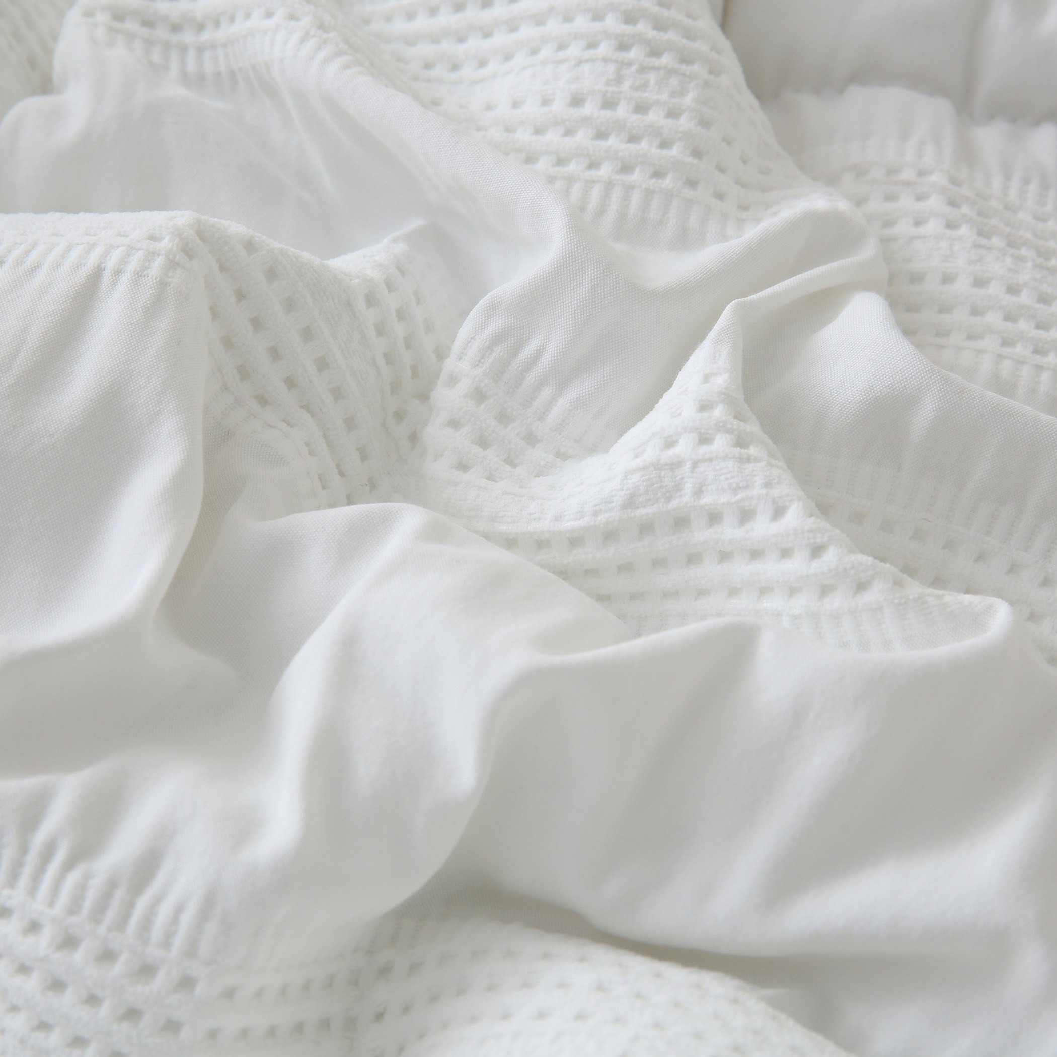 Braxton Waflle Ruffle 3-Piece Twin Comforter Set - 160x220 cm-hbxhomeware-hbxbedroom-image-6