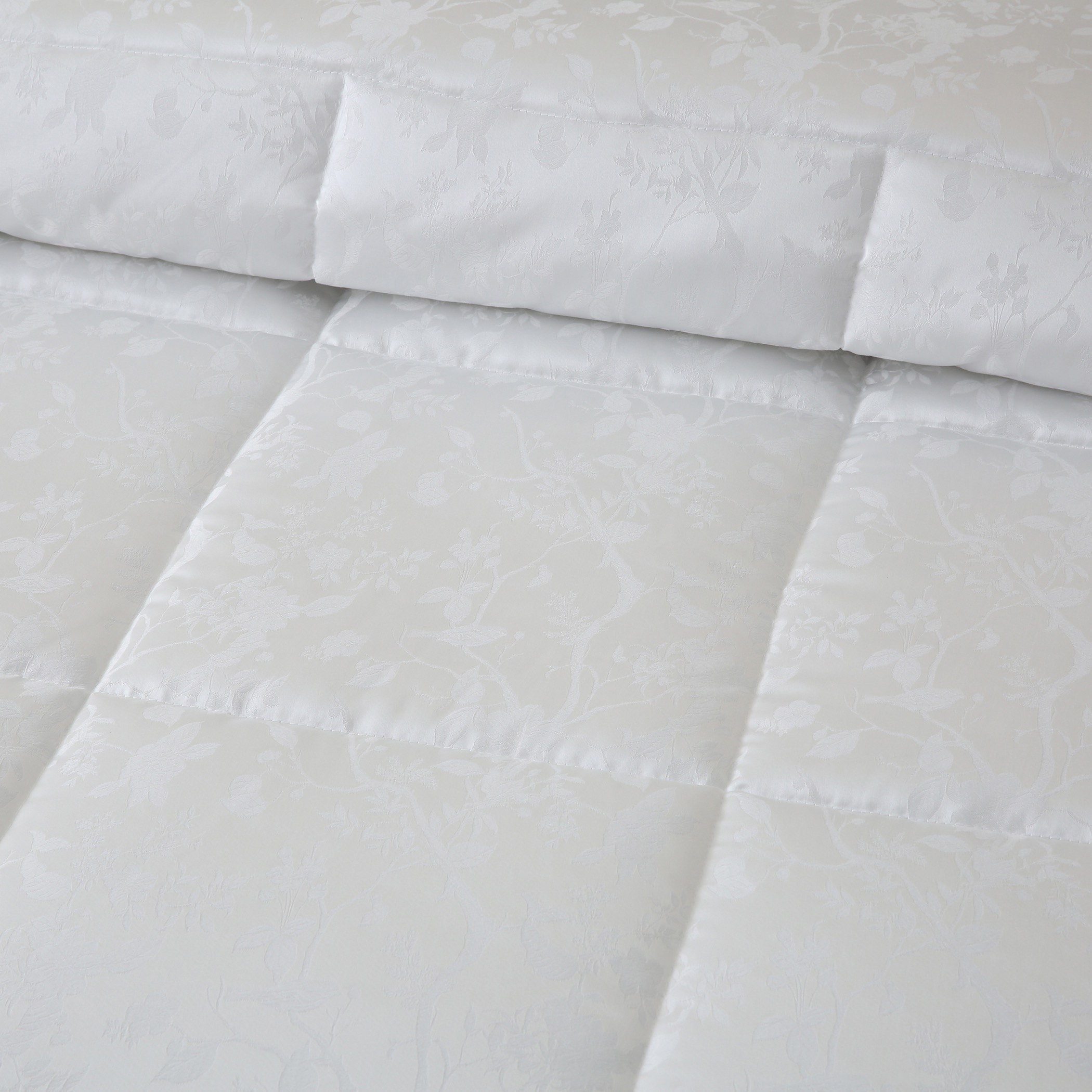 White Bliss Leaf 5-Piece King Comforter Set - 220x240 cm-hbxhomeware-hbxbedroom-image-4