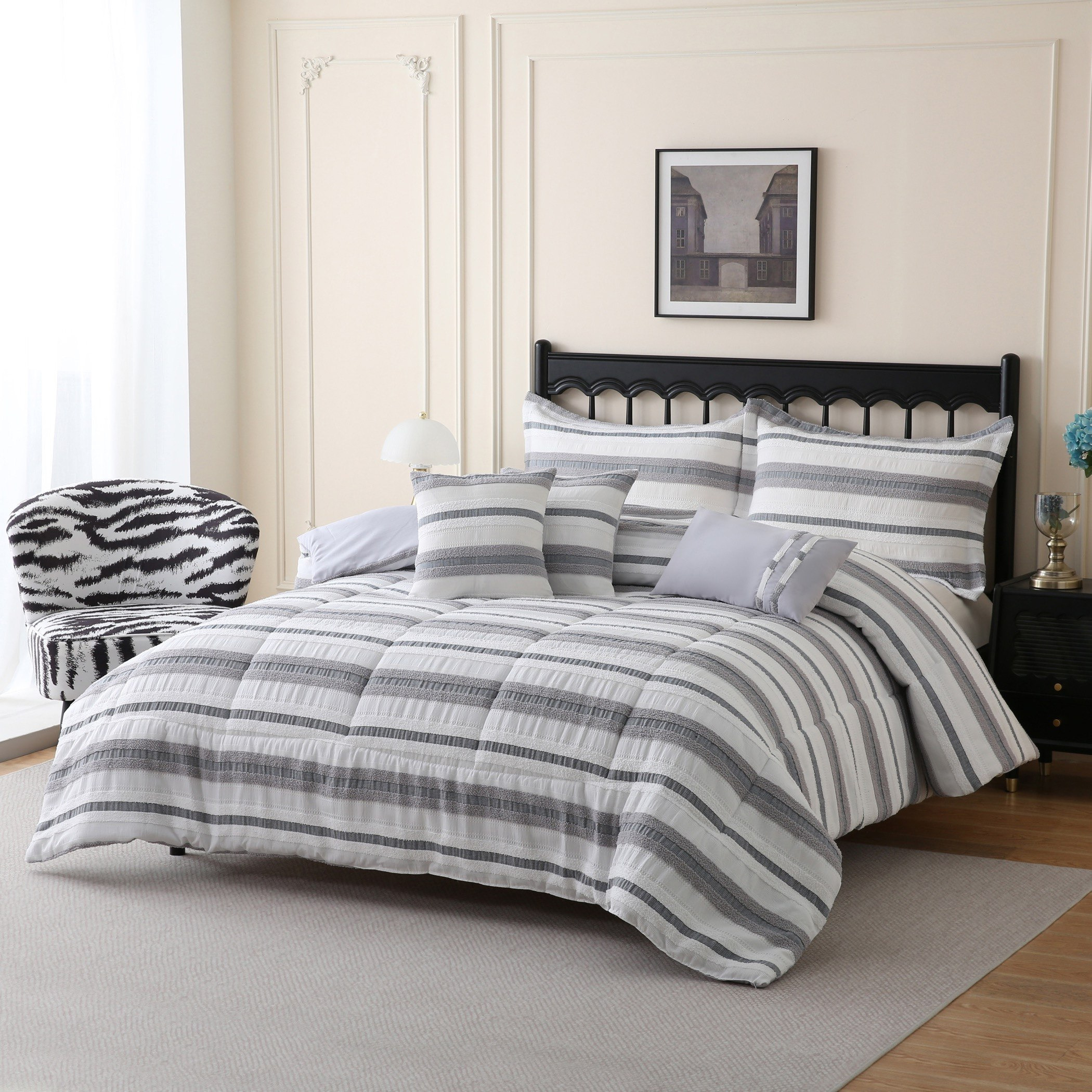 Mersin Tuft 7-Piece BIAB King Comforter Set - 220x240 cm-hbxhomeware-hbxbedroom-image-2