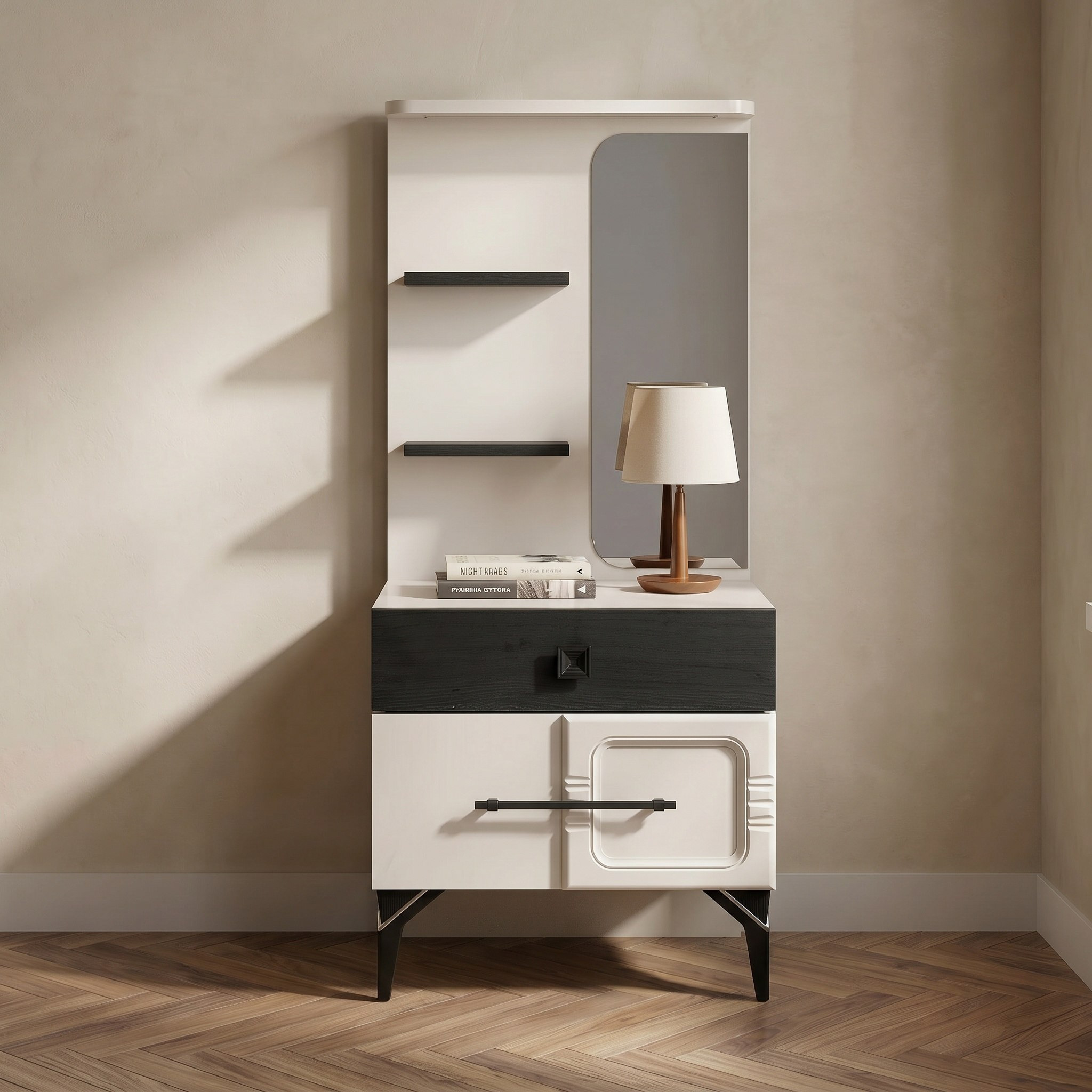 طقم غرفة نوم كينج 5 قطع من زيورخ - 180x200 سم-hbxbedroom-bedsandbedsets-bedroomsets-king-image-9