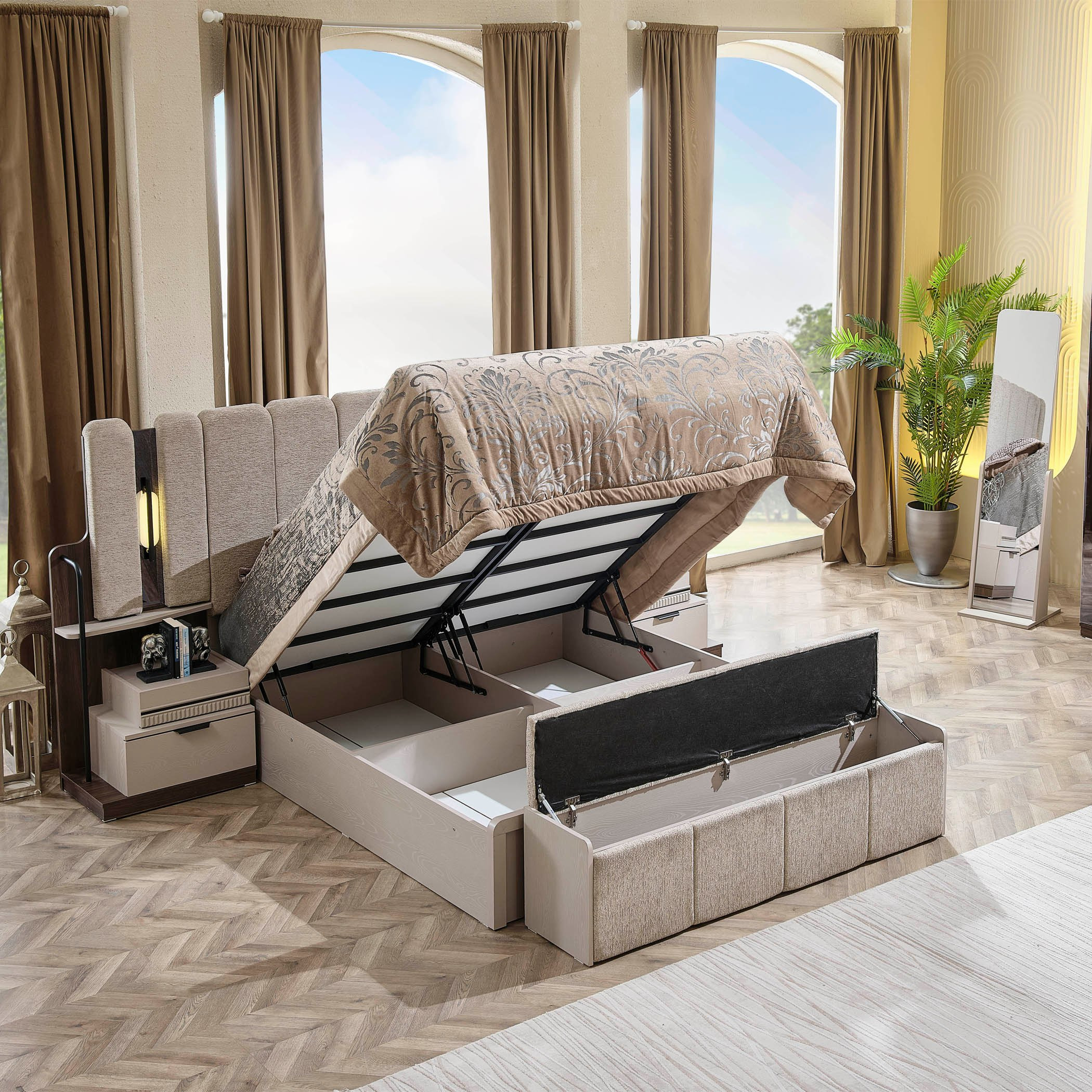 بنش سرير قماشي بمساحة تخزين من ليدز-hbxfurniture-sofasandarmchairs-benches-image-5