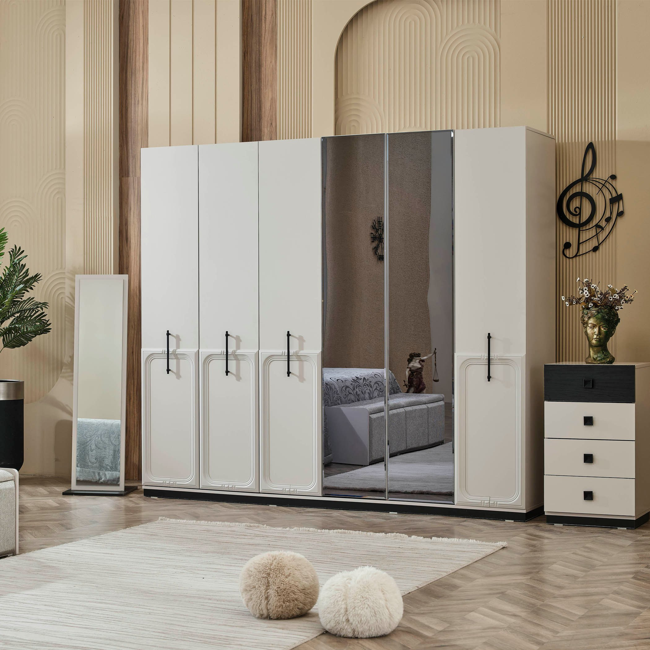 Zurich Chest of 4-Drawers-hbxfurniture-dressersandchests-chestofdrawers-image-5