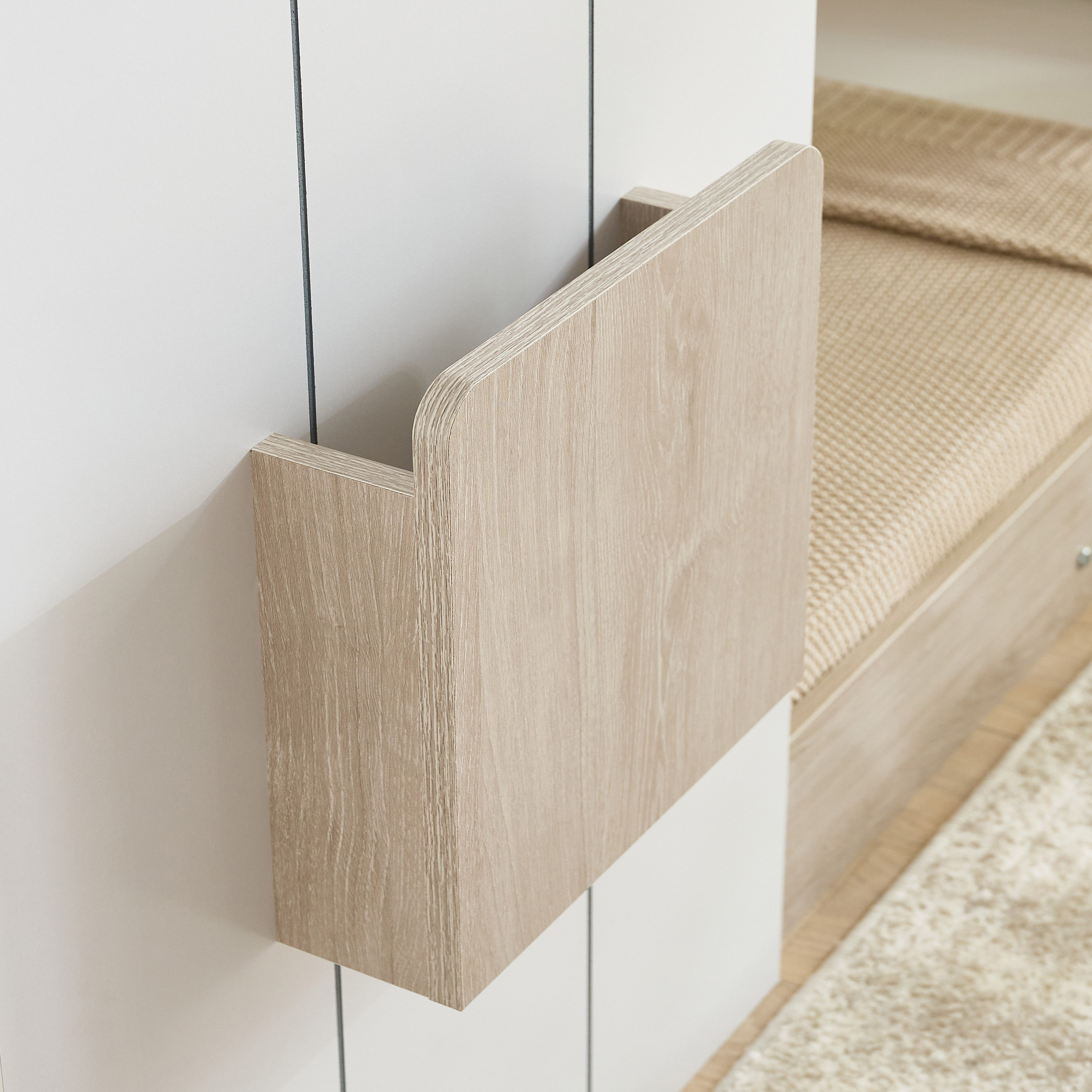 Movo Ivory Halmstad House Bed - 90x190 cm-hbxfurniture-bedsandbedsets-beds-single-image-4