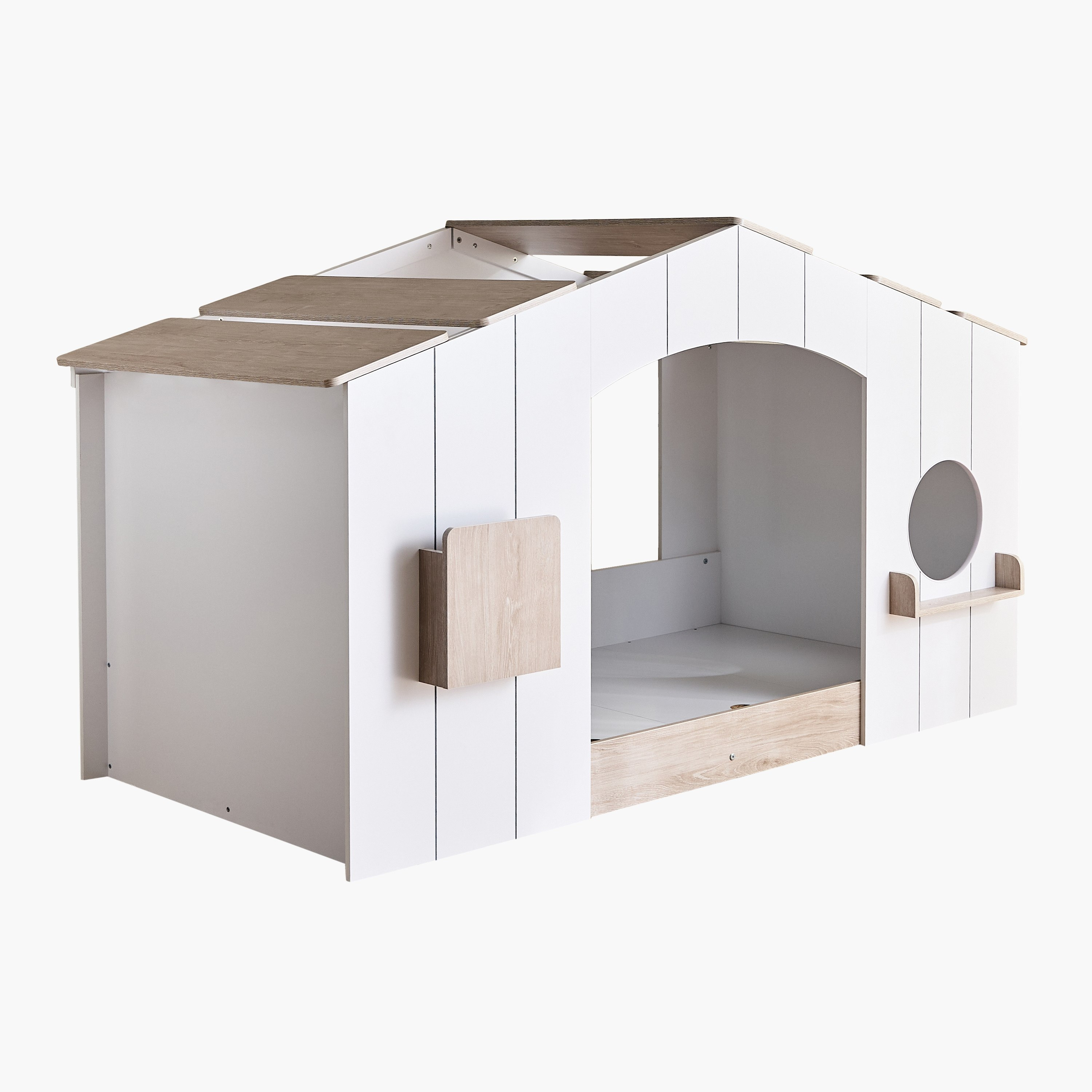Movo Ivory Halmstad House Bed - 90x190 cm-hbxfurniture-bedsandbedsets-beds-single-image-8