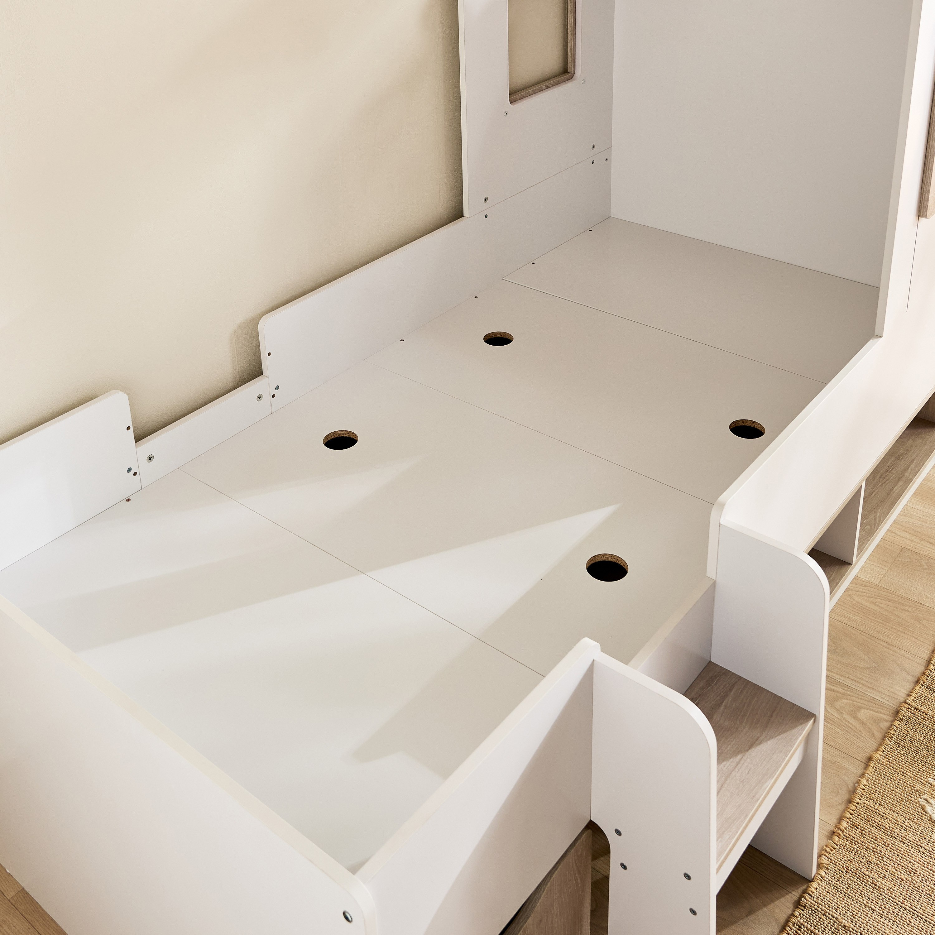 Ivory Halmstad House Single Bed with Storage - 90x190 cm-hbxfurniture-bedsandbedsets-beds-single-image-8