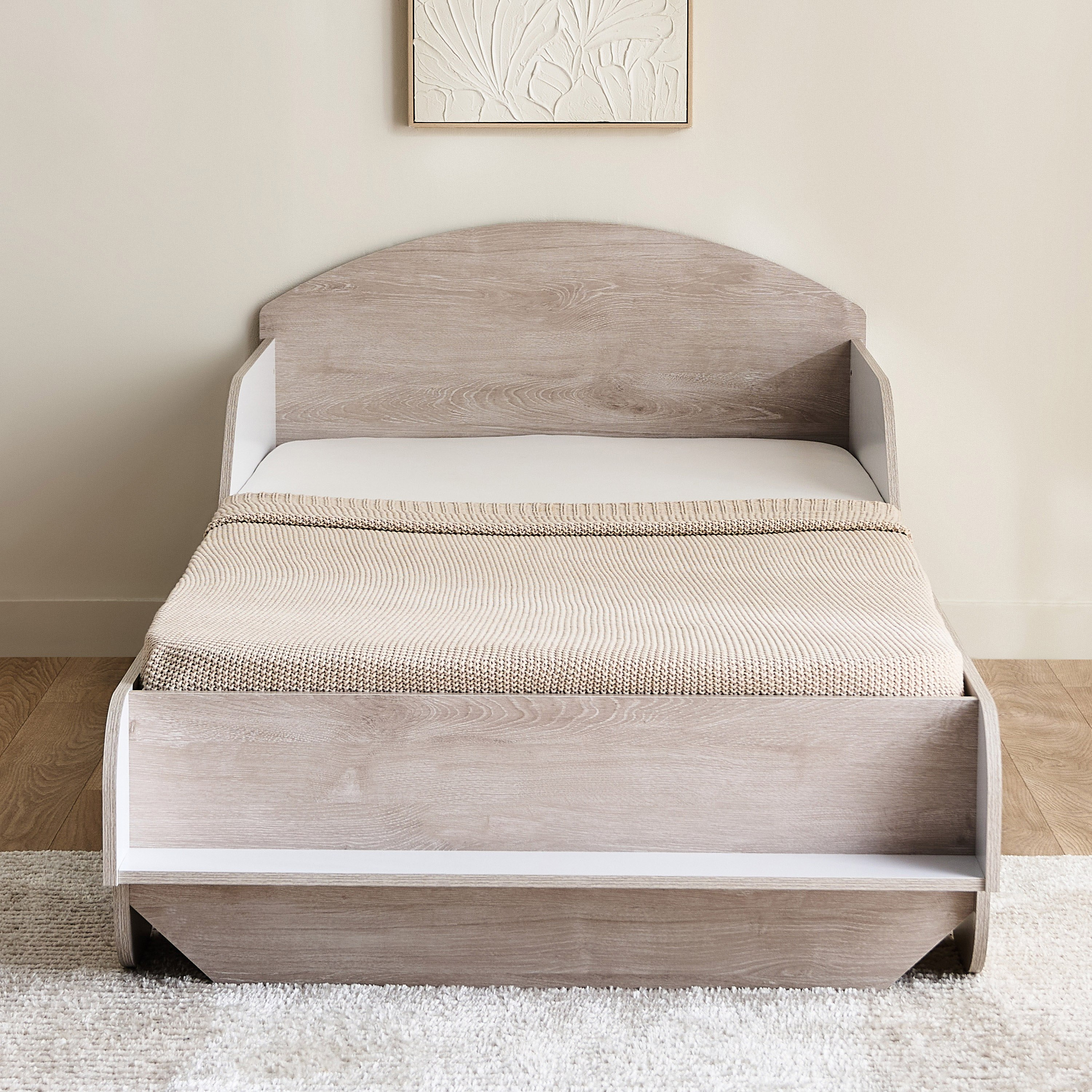 Movo Ivory Halmstad Car Bed - 90x190 cm-hbxfurniture-bedsandbedsets-beds-single-image-2