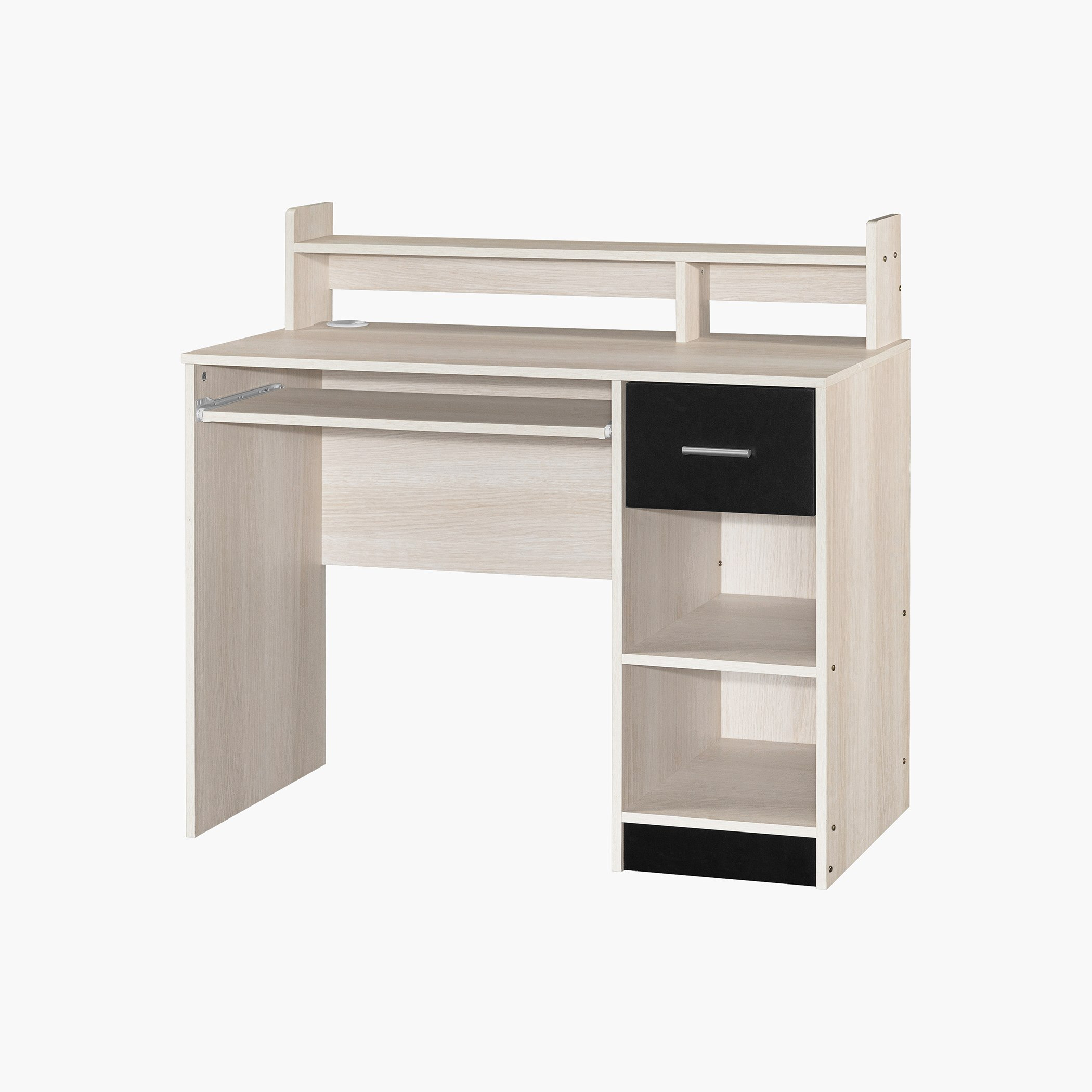 Movo Liya 1-Drawer Study Desk with Open Shelf and Keyboard Tray-hbxfurniture-office-desks-image-7