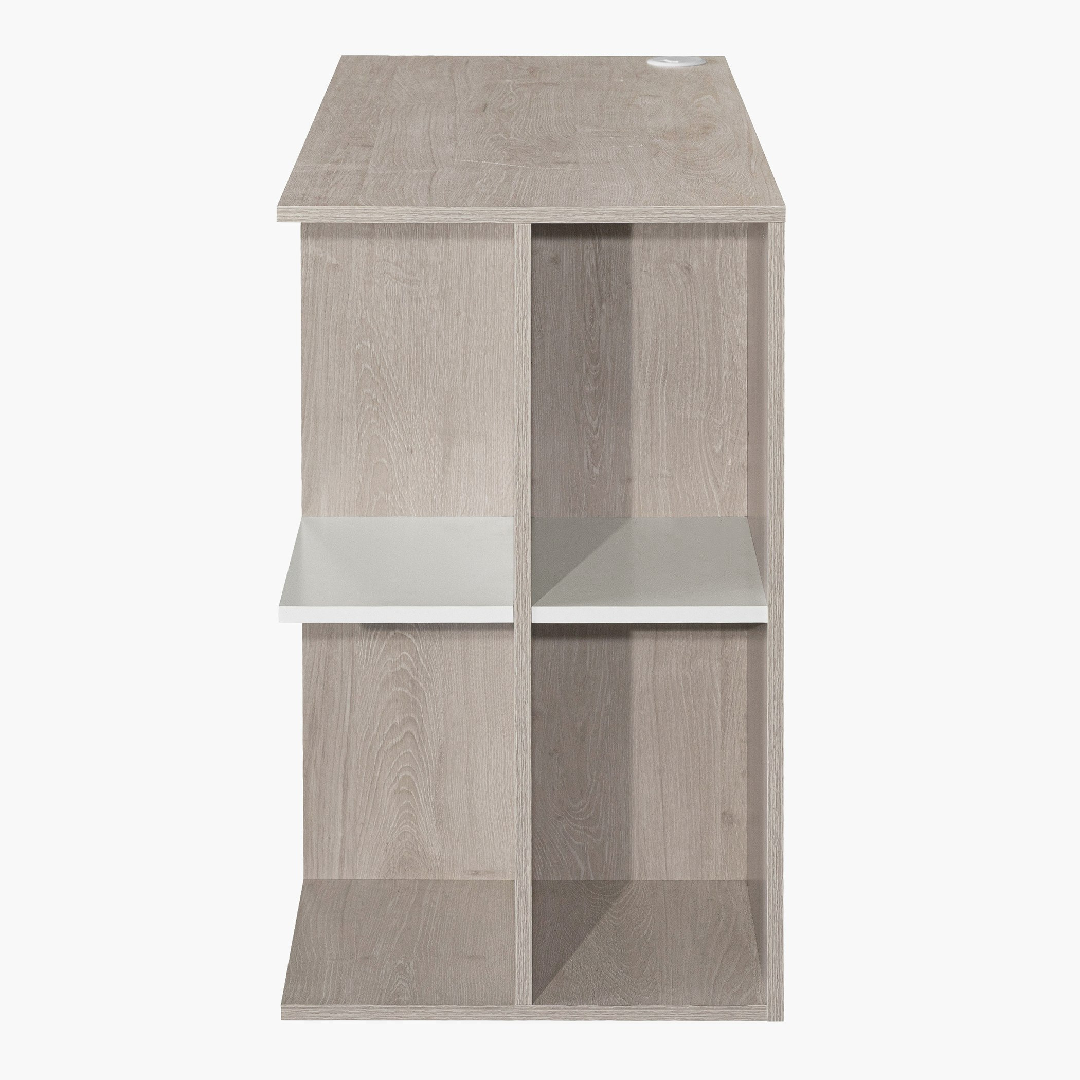 Movo Ivory Halmstad Study Desk with Open Bookcase-hbxfurniture-office-desks-image-5