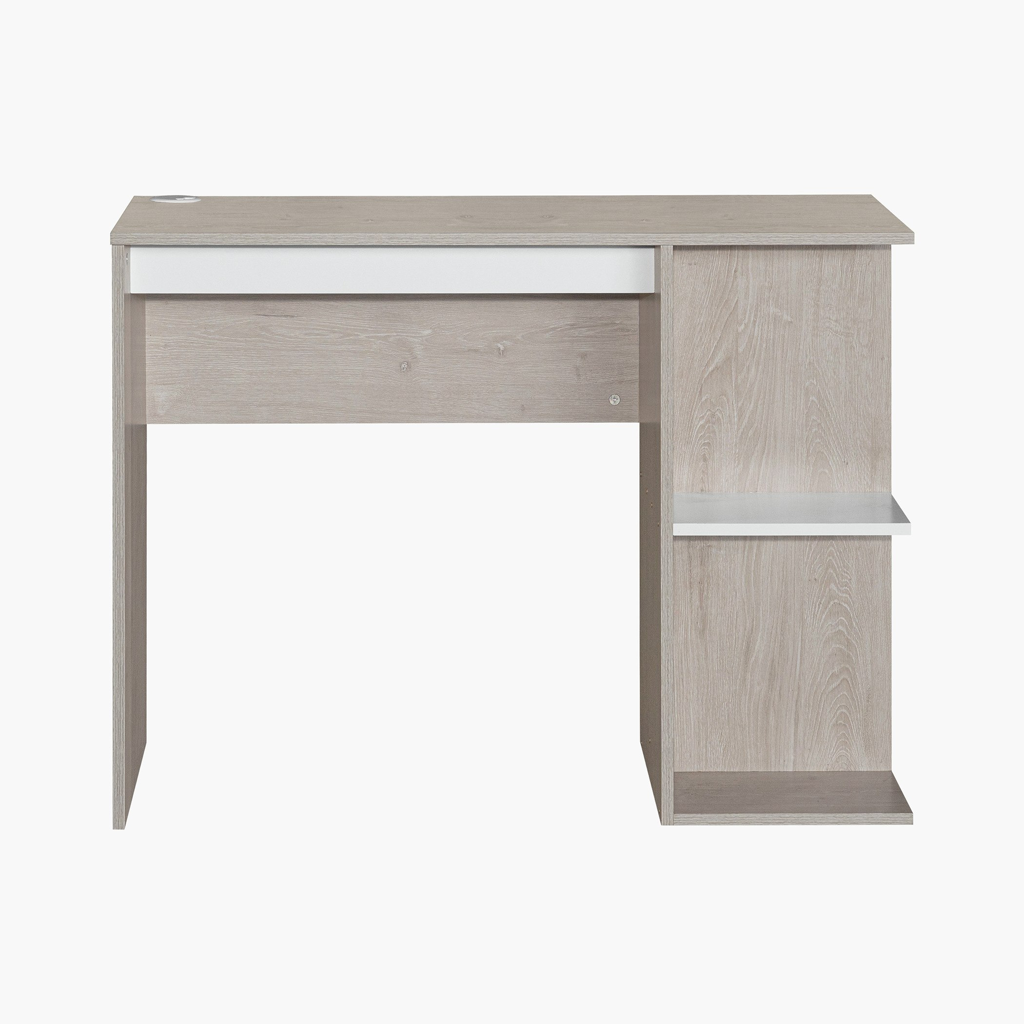 Movo Ivory Halmstad Study Desk with Open Bookcase-hbxfurniture-office-desks-image-6