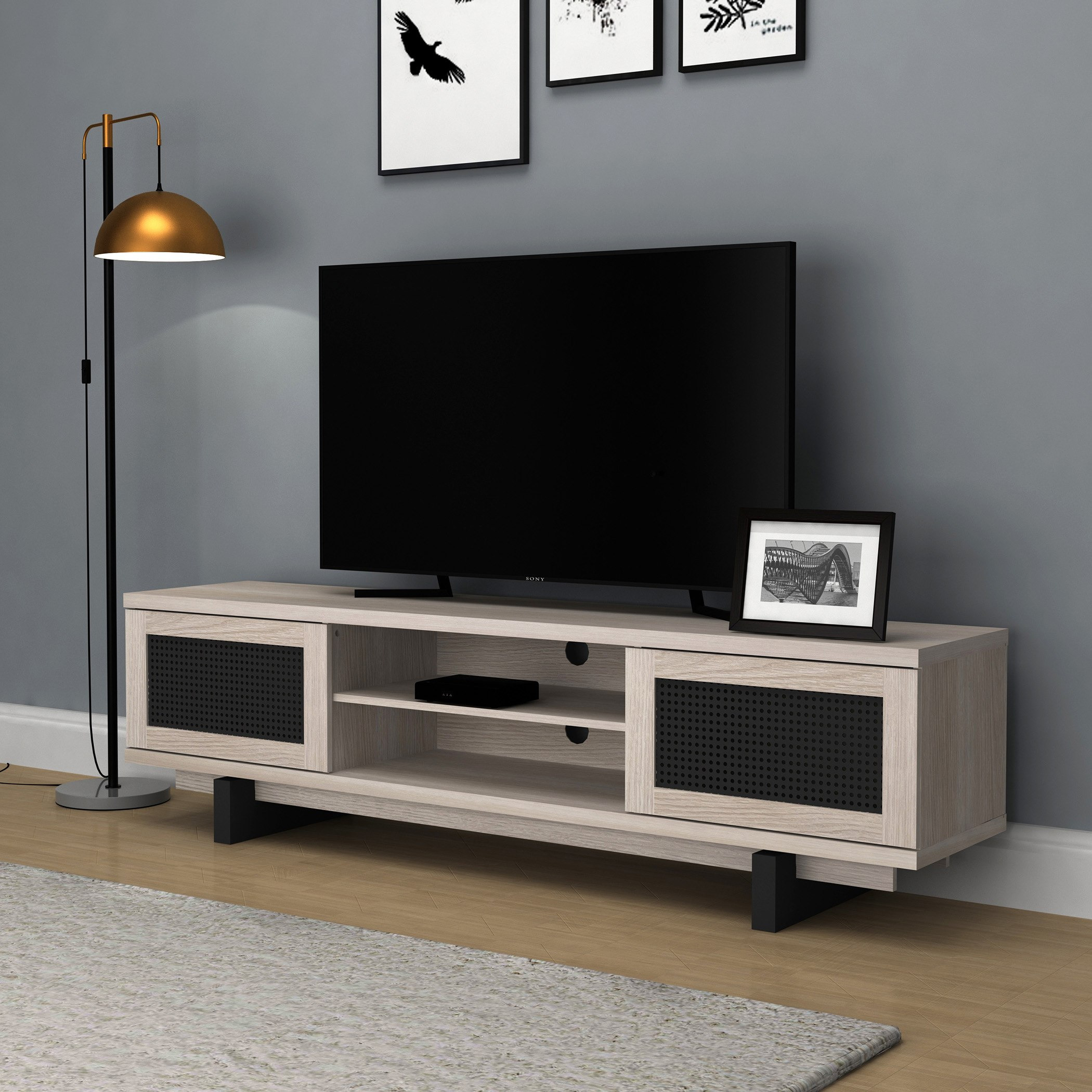 Liya TV Unit for TV up to 75 inches - 1.8 M-hbxlivingroom-mediaunitsandstorage-tvunits-image-2
