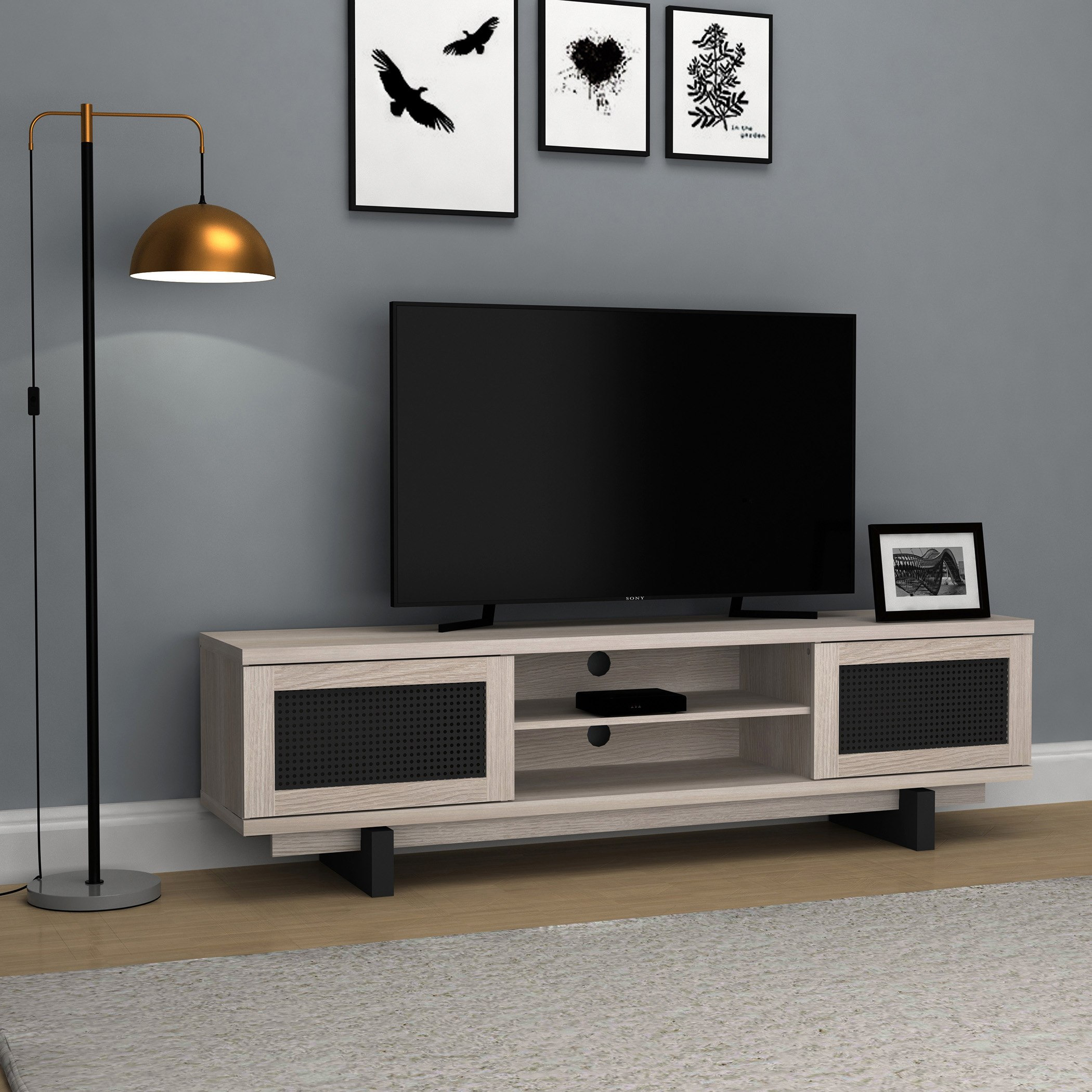 Liya TV Unit for TV up to 75 inches - 1.8 M-hbxlivingroom-mediaunitsandstorage-tvunits-image-3