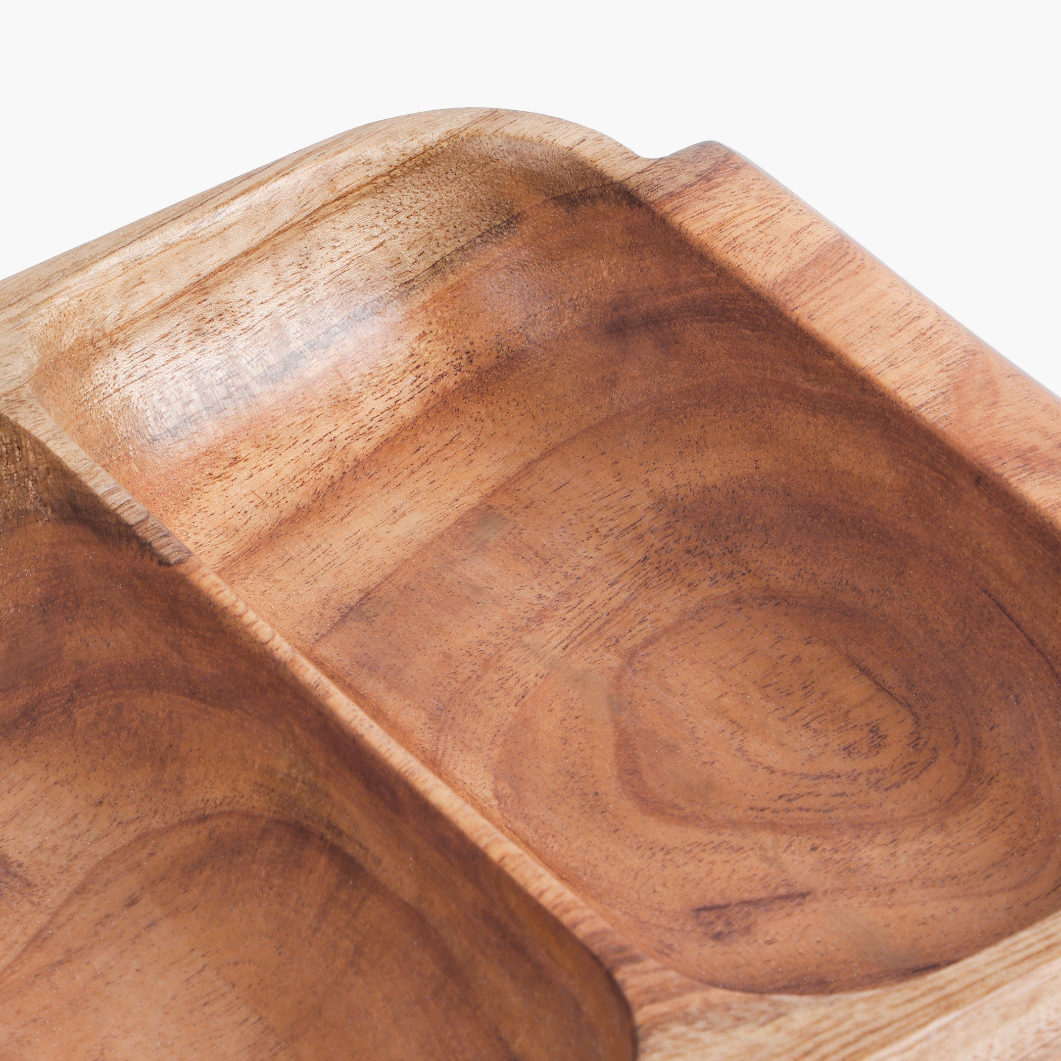 Albero 3-Compartment Rectangular Tray with Handle - 30.5x18x4 cm-hbxdecorandfurnishings-tabletop-serveware-image-2