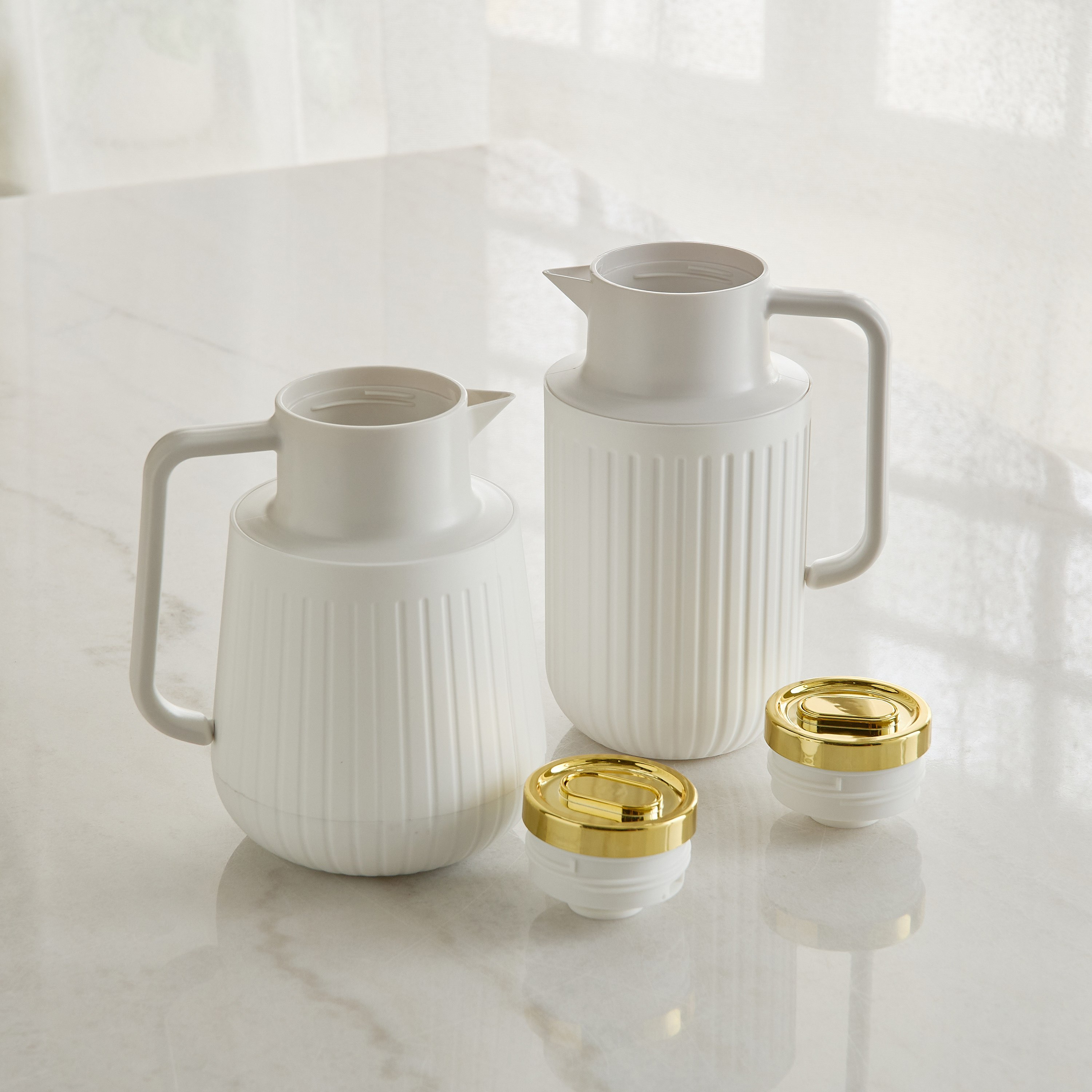 Ridge Hot and Cold 2-Piece Vacuum Flask Set - 1 L-hbxhomeware-hbxkitchen-image-1