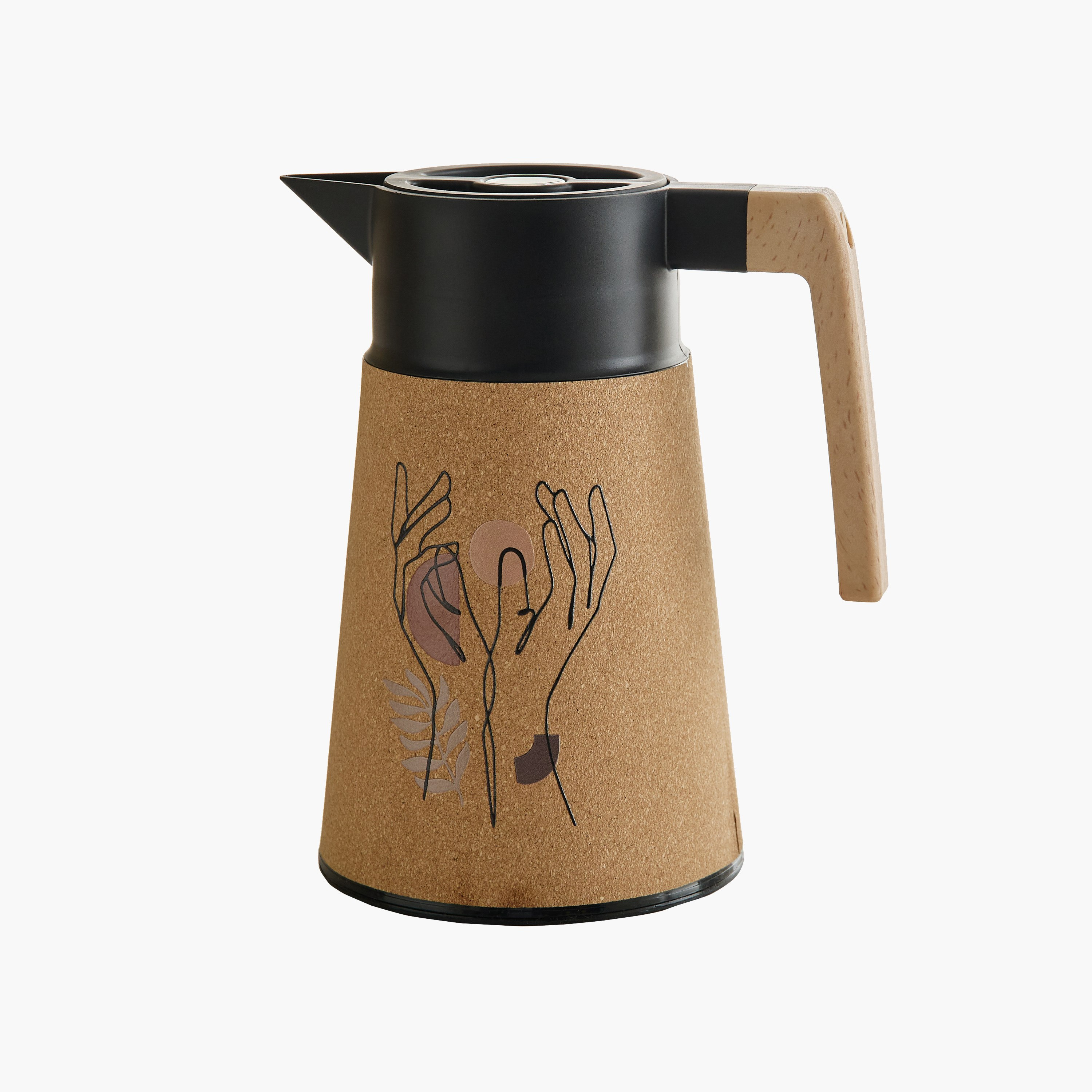 Ridge Hot and Cold Cork Vacuum Flask - 1 L-hbxhomeware-hbxkitchen-image-6