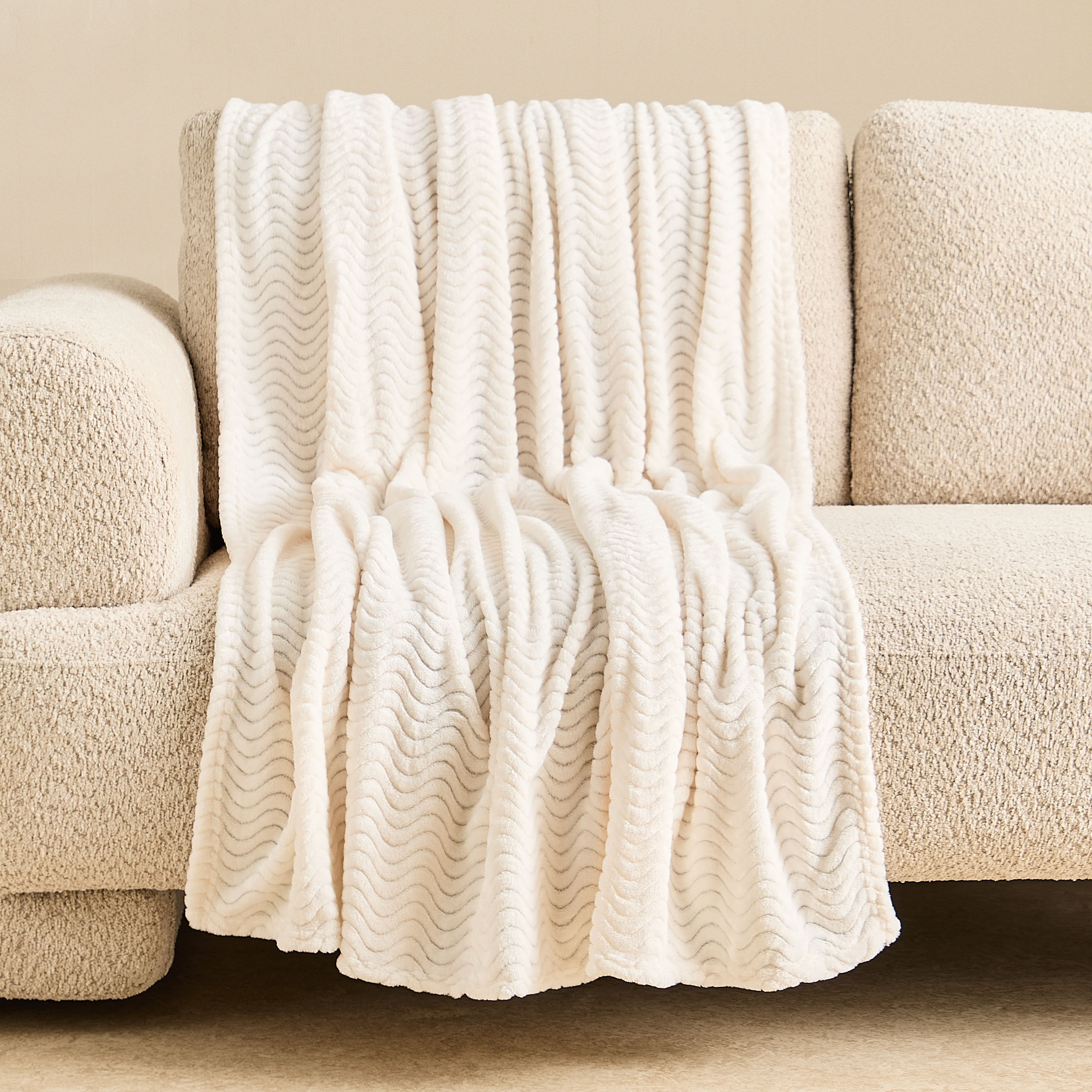 Wave Jacquard Flannel Throw - 130x160 cm-PROMO_HB_AE_B1G1_250925-image-1