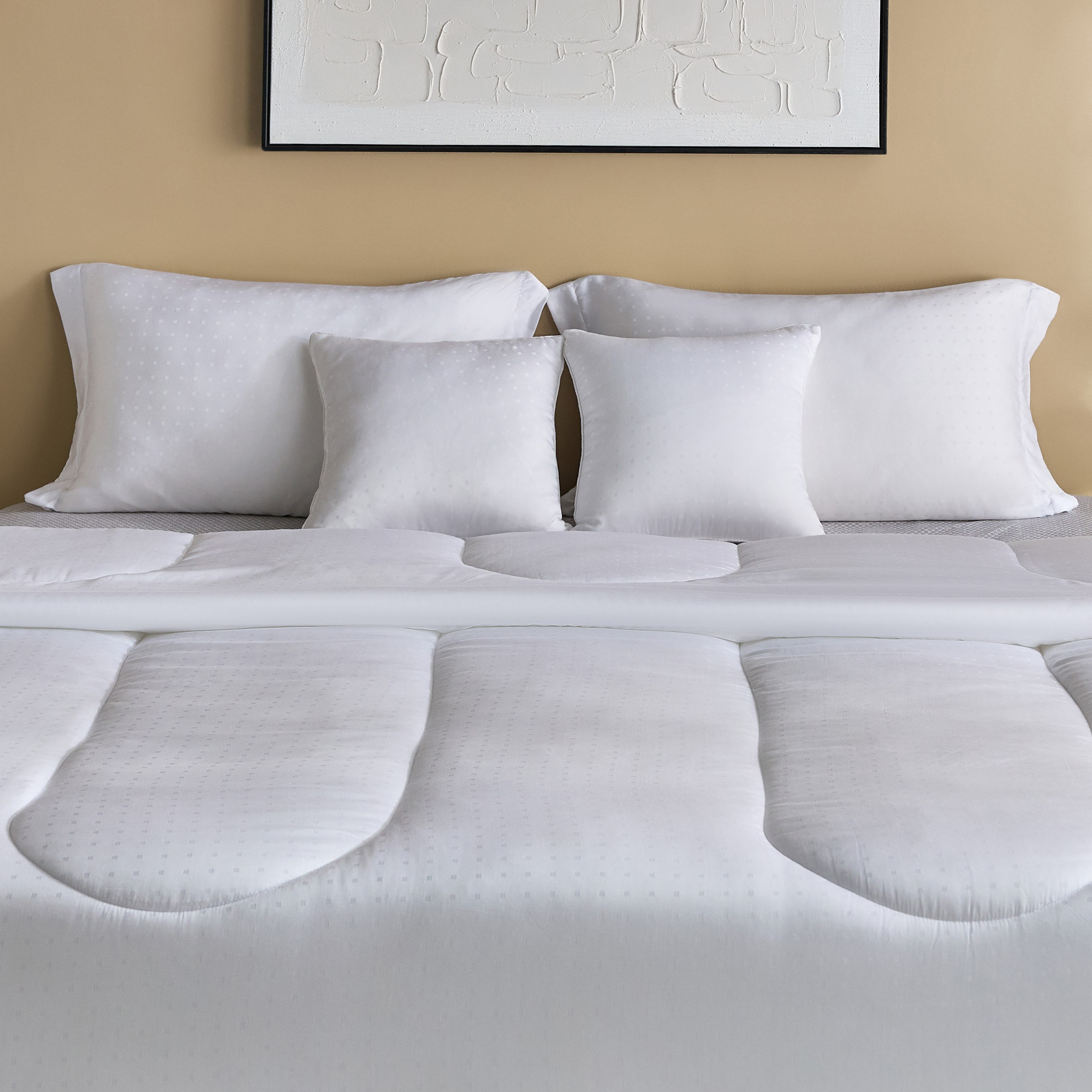 طقم لحاف كينج دوبي تينسل بعدد خيوط 300 خيط 5 قطع من تينسيلبليس - 220x240 سم-hbxhomeware-hbxbedroom-image-2