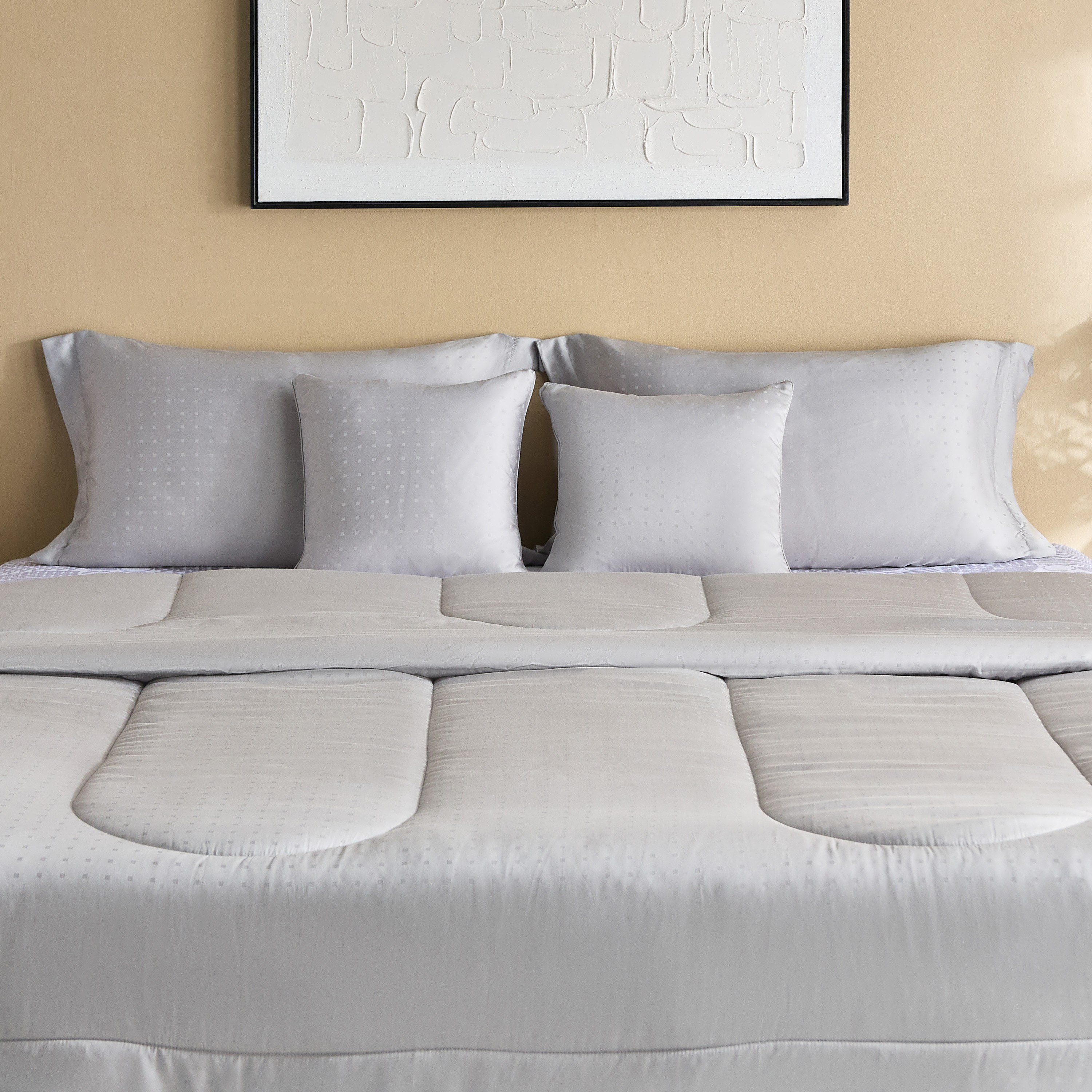 طقم لحاف كينج دوبي تينسل 5 قطع من تينسل بليس - 220x240 سم-hbxhomeware-hbxbedroom-image-2