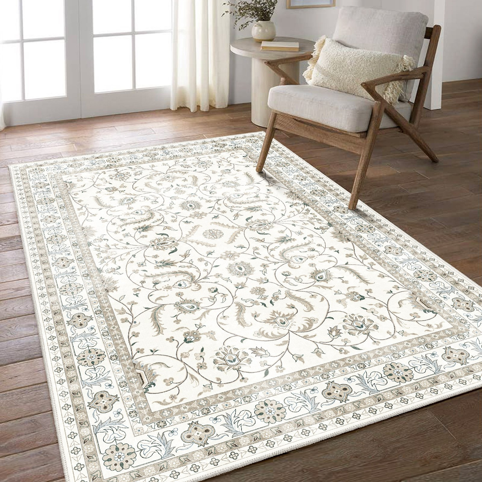 Miraj Sesa Velvet Rug - 120x170 cm-hbxdecorandfurnishings-floorcoverings-rugs-image-1