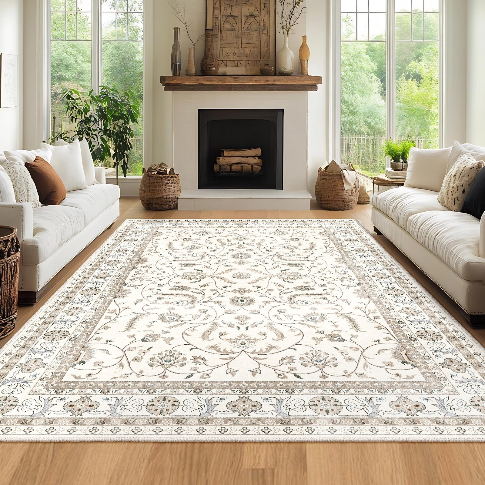 Miraj Sesa Velvet Rug - 200x300 cm-hbxdecorandfurnishings-floorcoverings-rugs-image-1