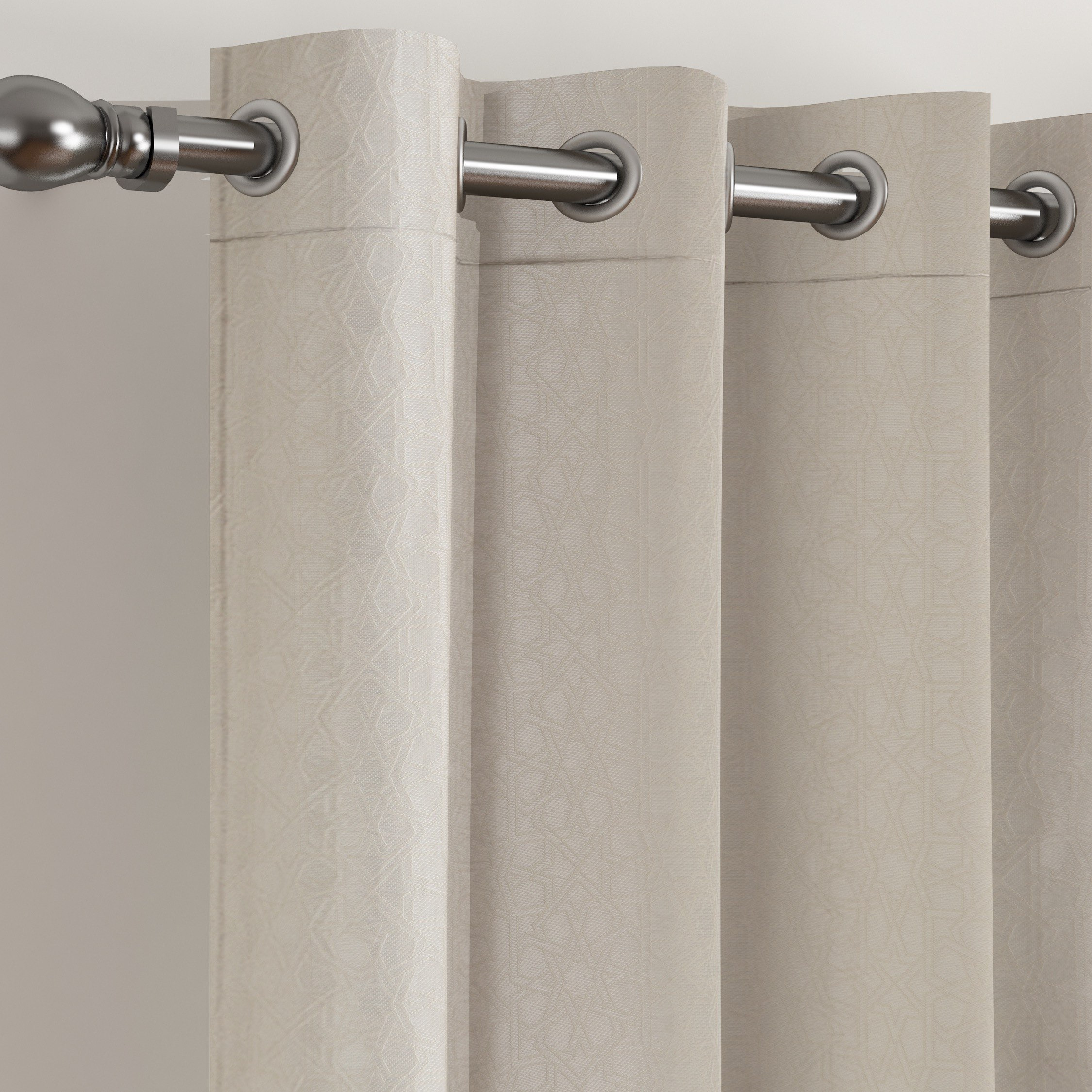 Layali Noor 2-Piece Jacquard Curtain Set - 140x240 cm-hbxhomeware-hbxbedroom-image-2