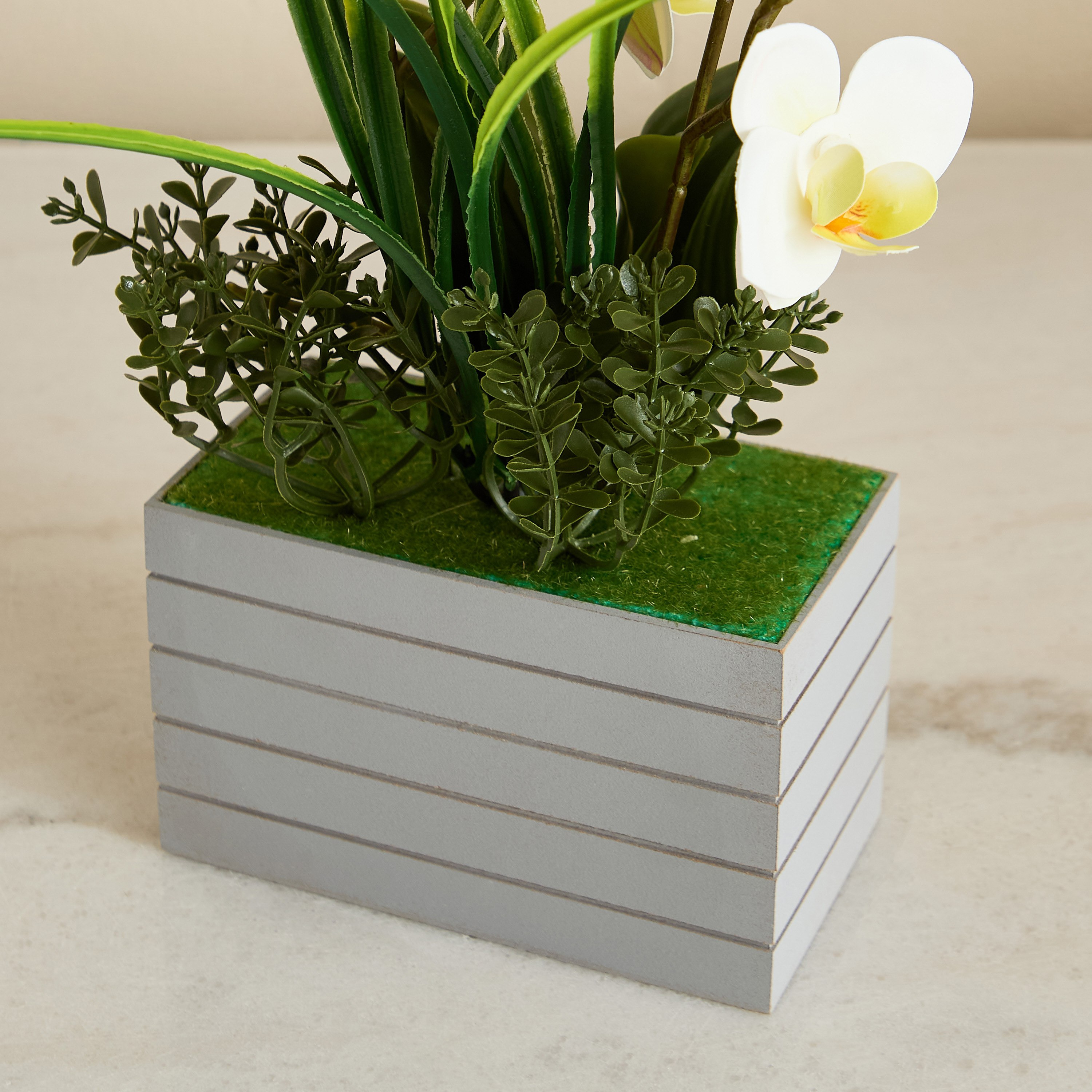 نبات صناعي في وعاء إم دي إف من آريوس - 49 سم-hbxlivingroom-decorandaccessories-plantersandurns-image-6