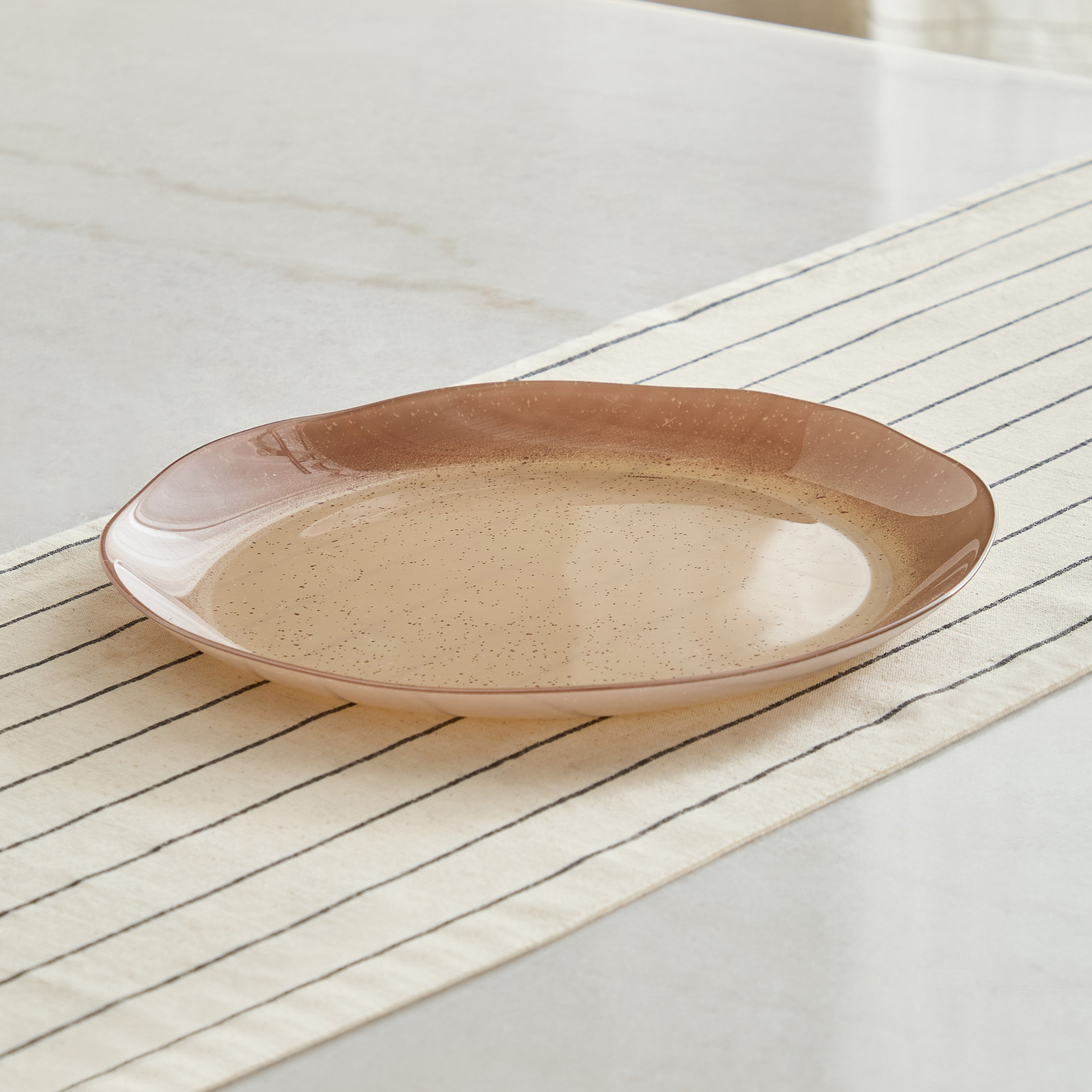 Luminarc Glass Artasym Dinner Plate - 27 cm-hbxdecorandfurnishings-tabletop-crockery-image-4