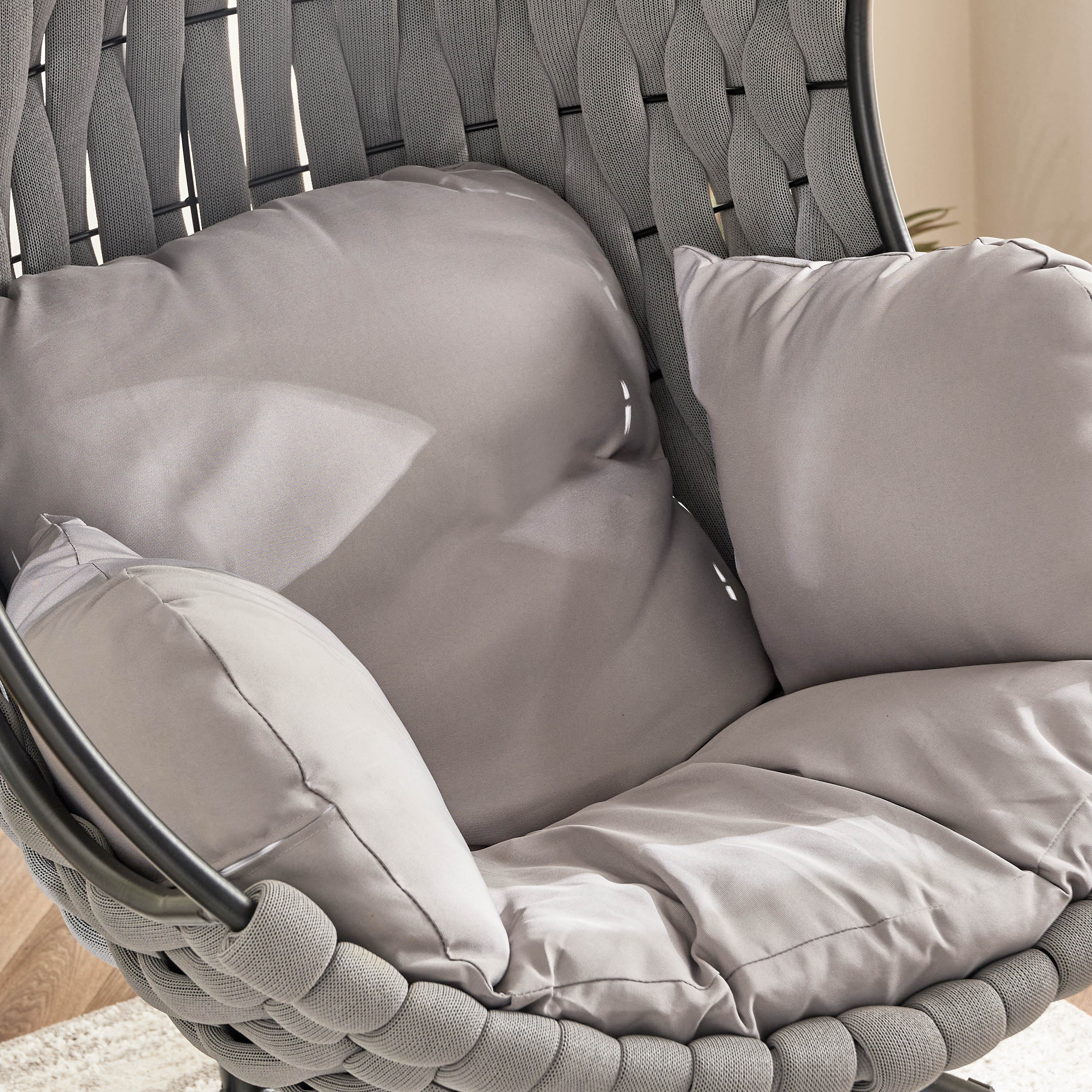 Vera Erica Outdoor Swing with Cushion-hbxfurniture-outdoor-swingsandchairs-image-4