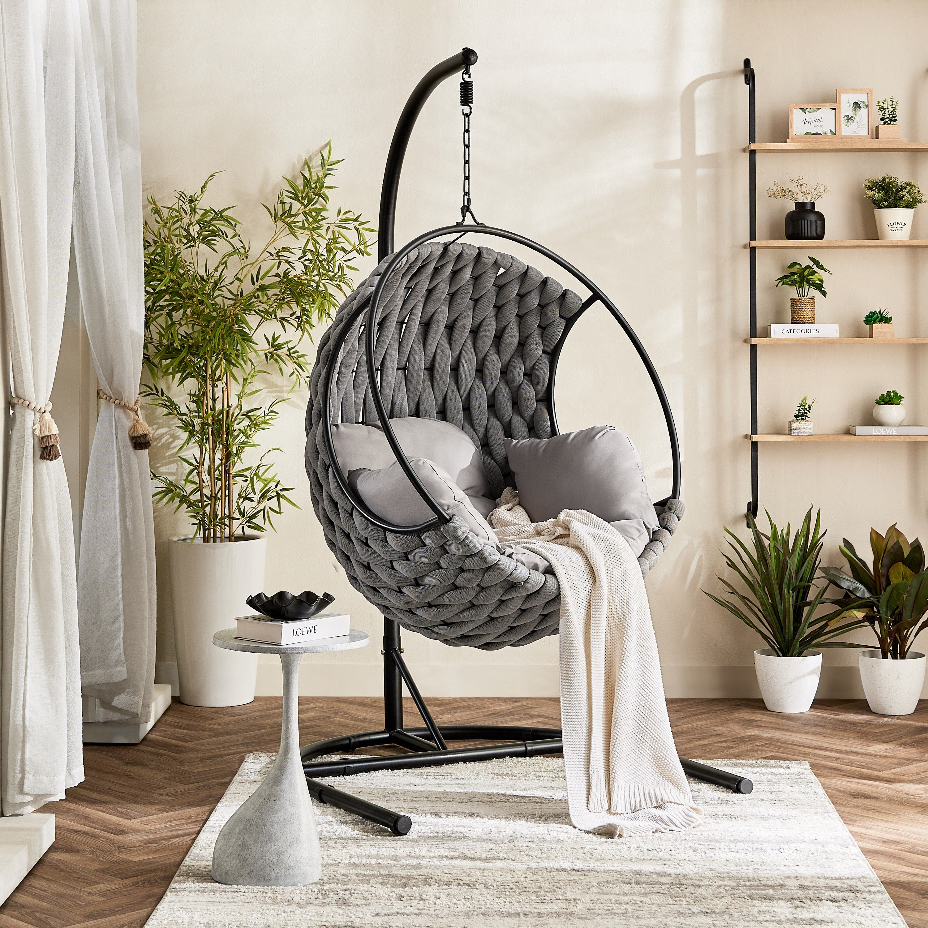 Vera Erica Outdoor Swing with Cushion-hbxfurniture-outdoor-swingsandchairs-image-9