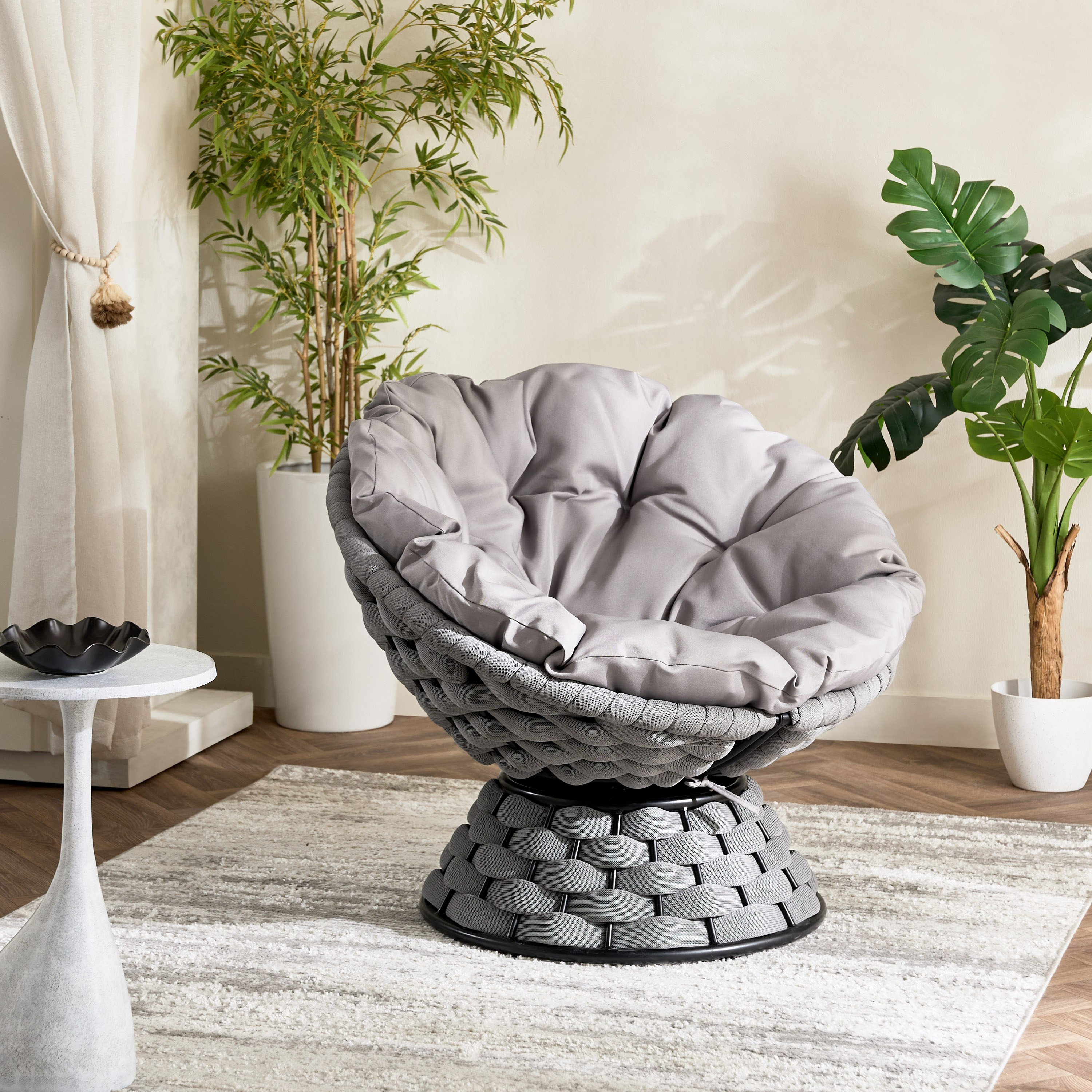 Vera Erica Swivel Outdoor Chair with Cushion-hbxfurniture-outdoor-swingsandchairs-image-8