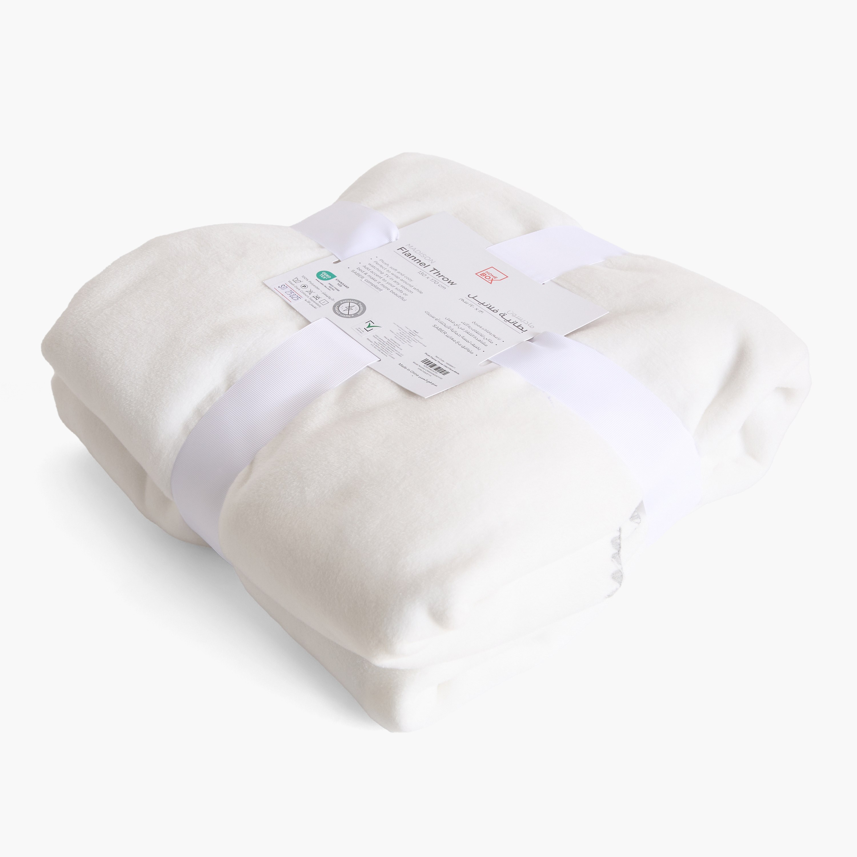 Madison Plush Flannel Throw - 130x170 cm-hbxhomeware-hbxbedroom-image-6