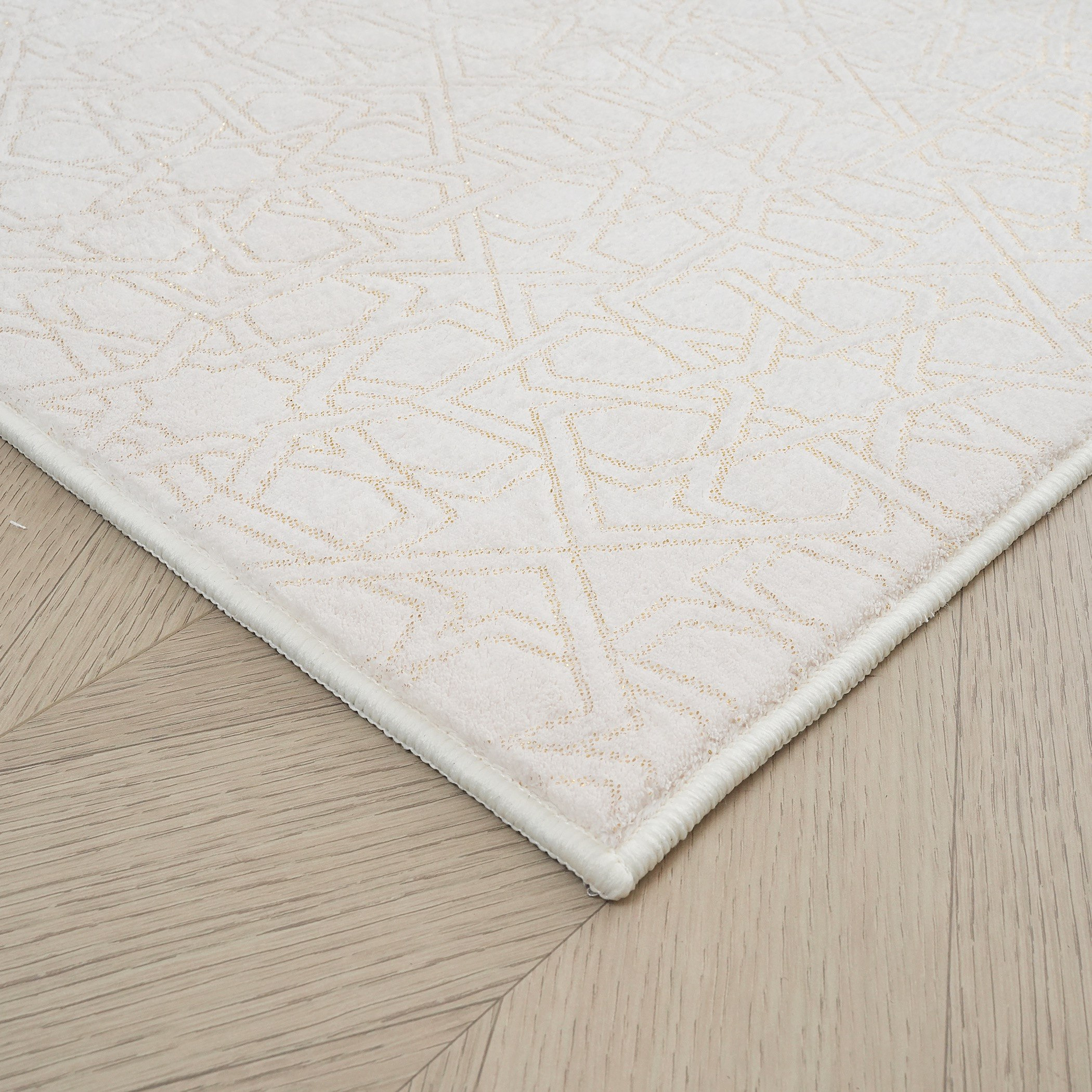 سجادة بطبعات رقائق معدنية من ليالي نور - 80x230 سم-hbxdecorandfurnishings-floorcoverings-rugs-image-4